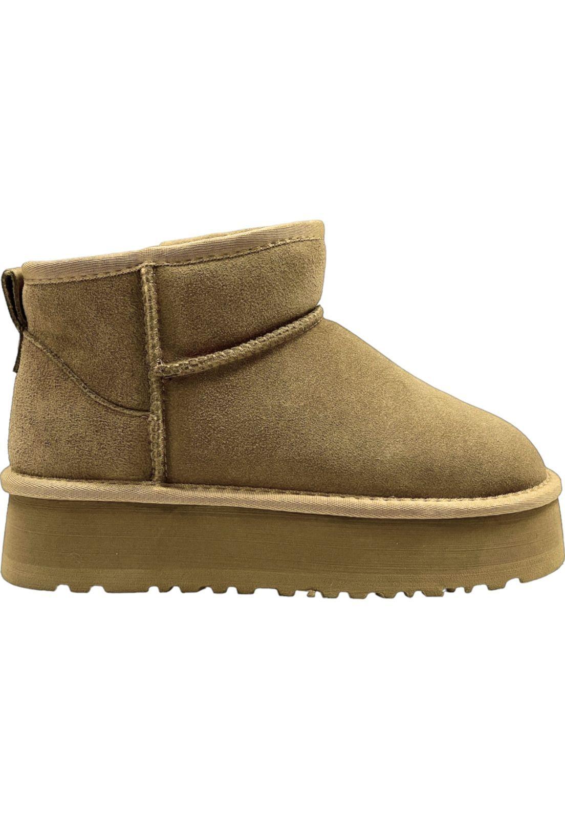 Botin Cuero Mujer Cafe San Francisco Detogni-0
