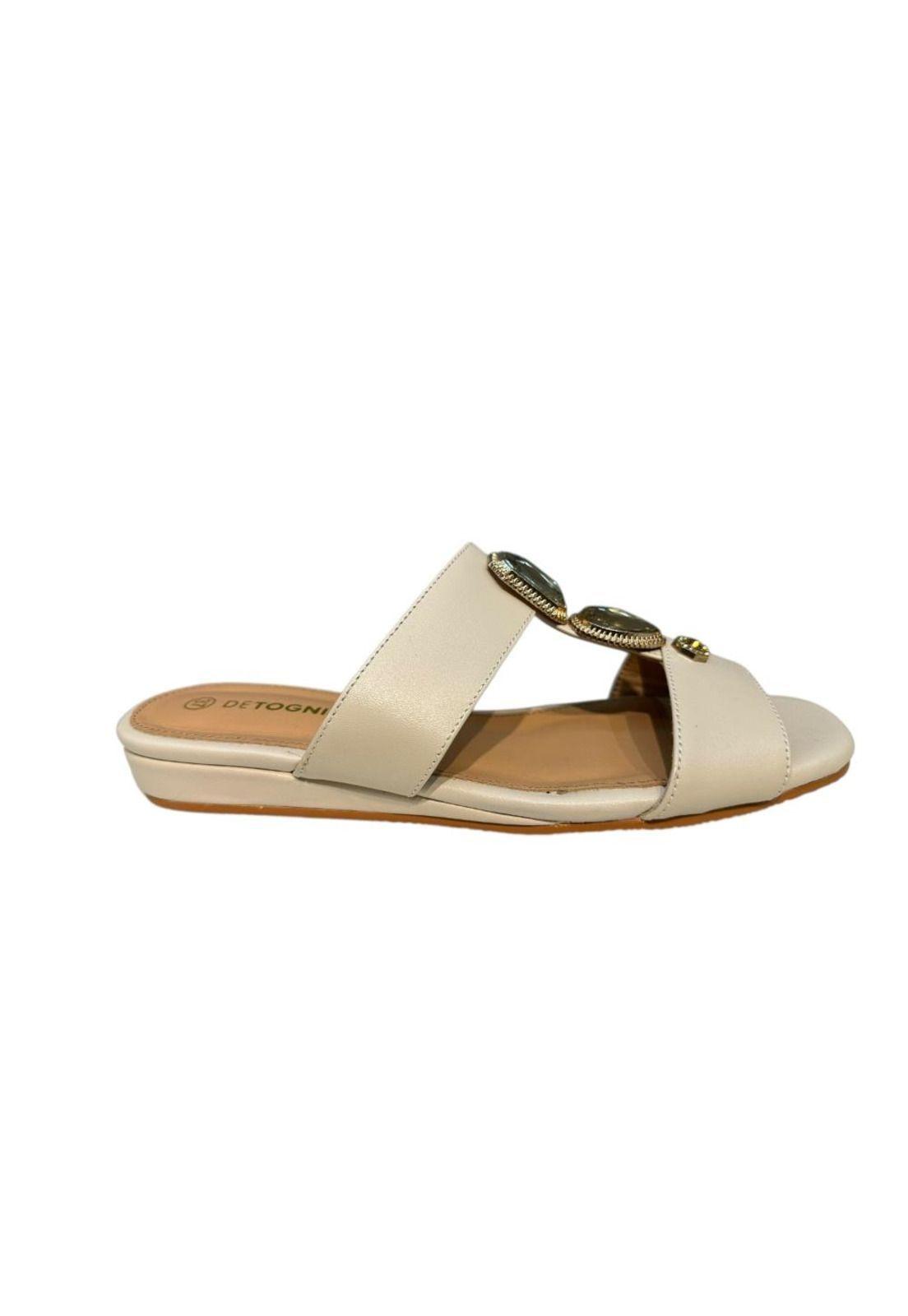 Sandalia Mujer Beige Agata Detogni-1