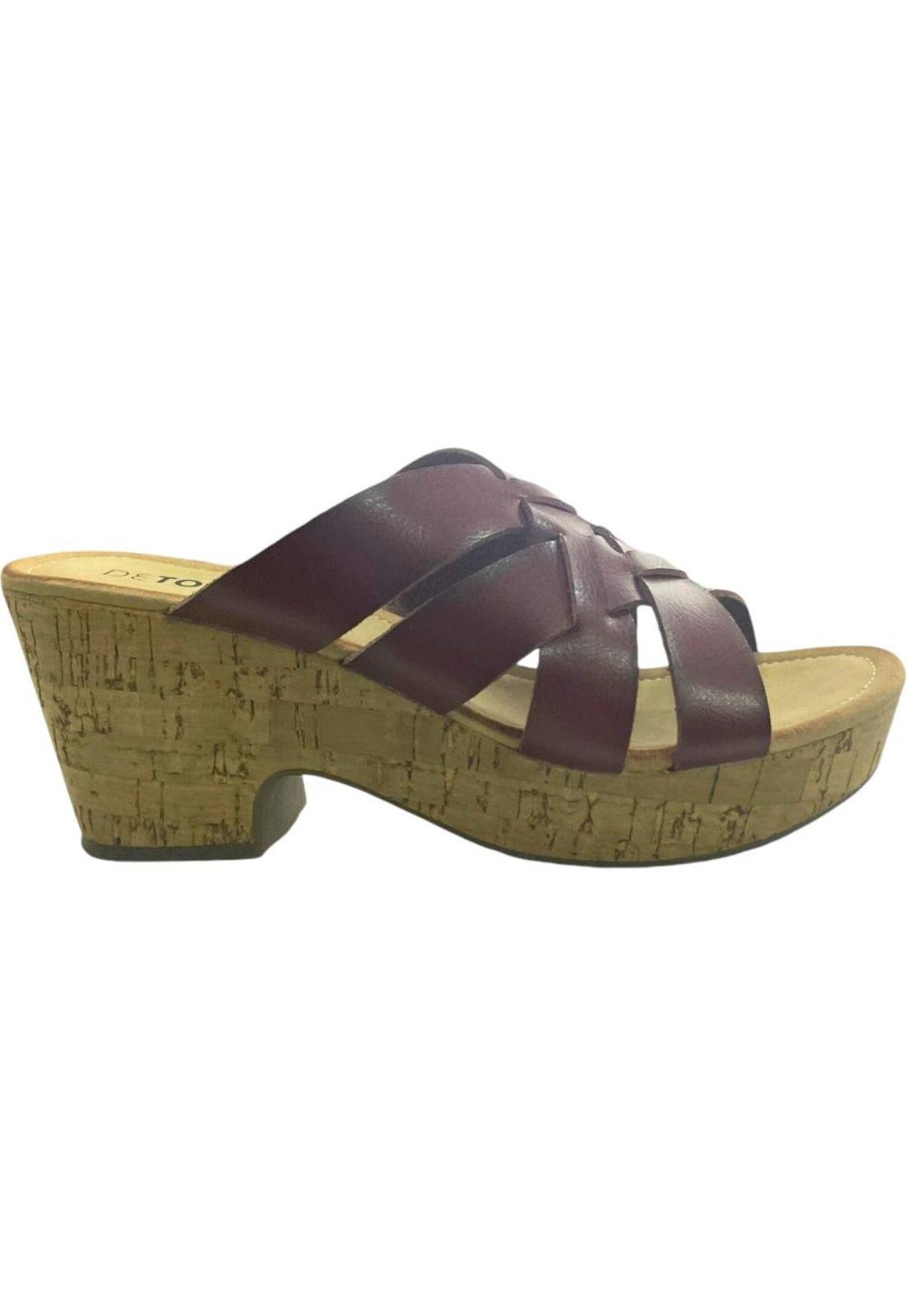 Sandalia Mujer Cognac Becky Detogni-0