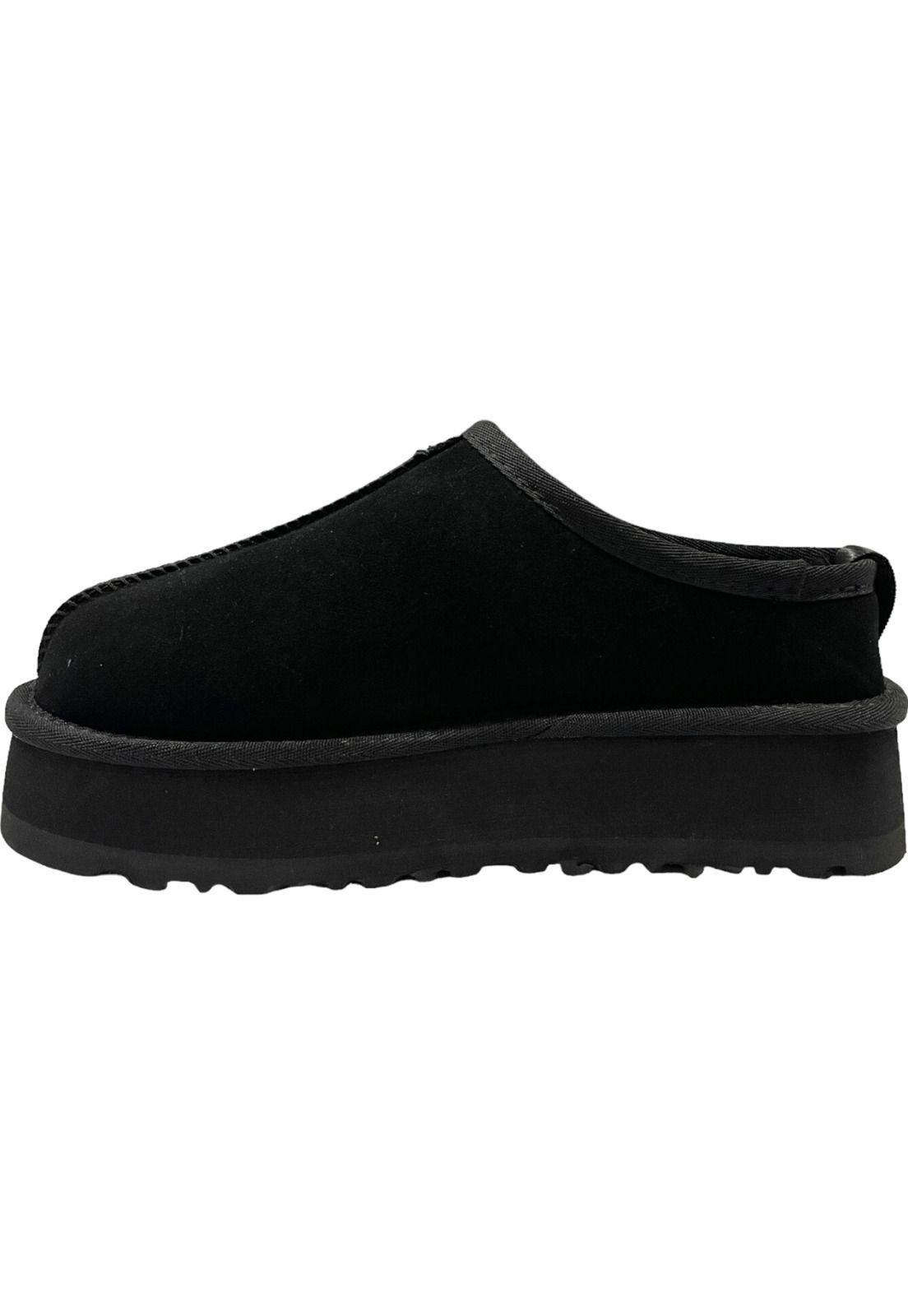 Zueco Cuero Mujer Negro Miami Detogni-2