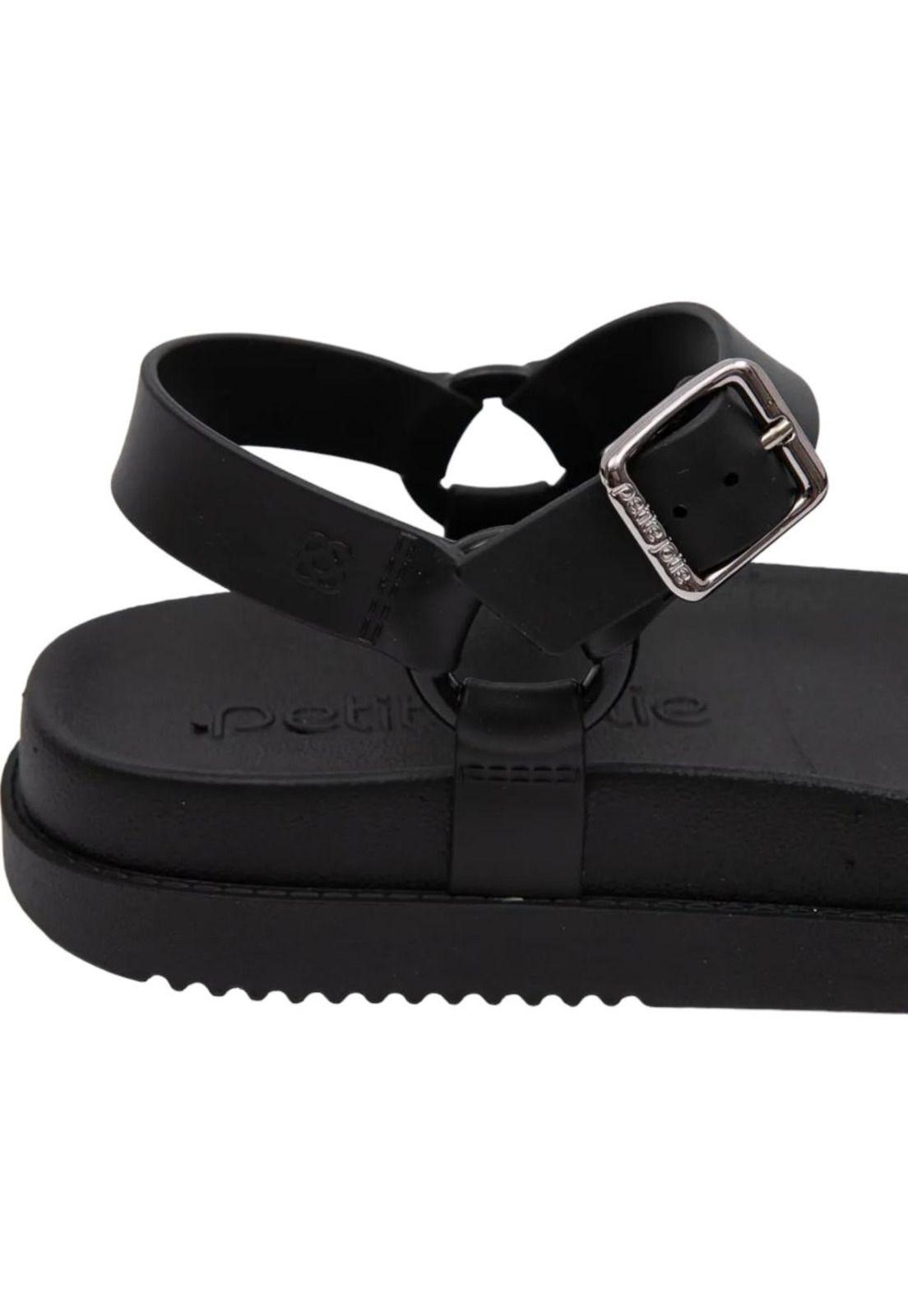 Sandalia Mujer Negro PJ7312 Petite Jolie-4