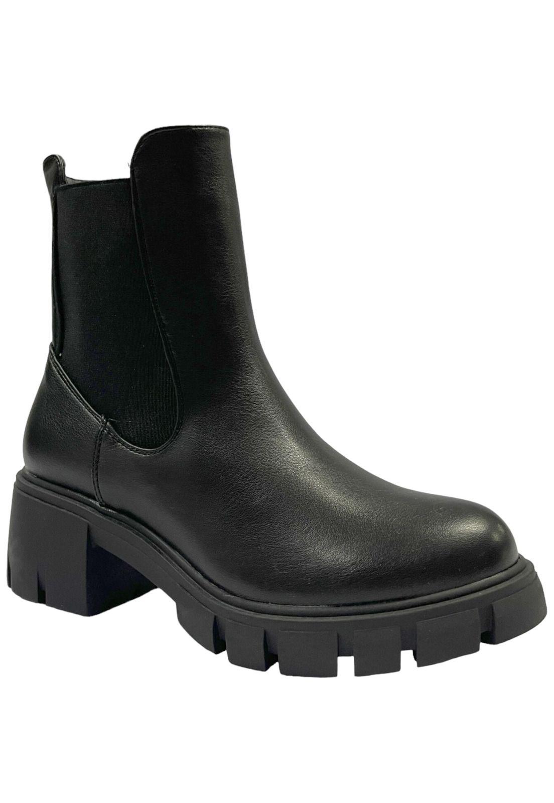 Botin Mujer Negro Denver Detogni-1