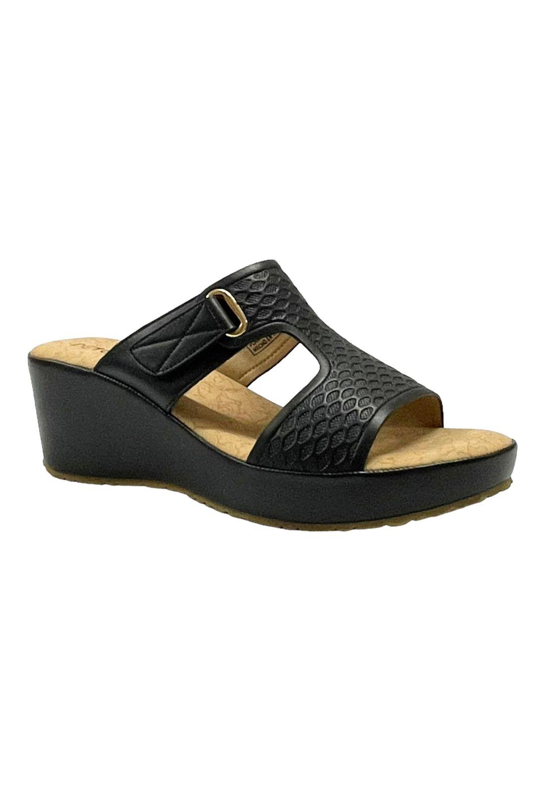 Sandalia Mujer Negro Carolina Detogni-1
