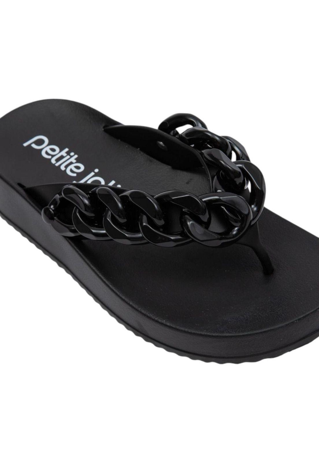 Sandalia Mujer Negro PJ7225 Petite Jolie-1