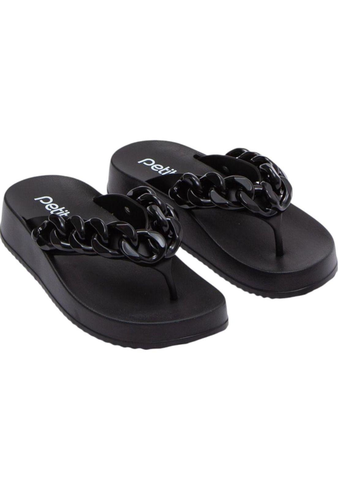 Sandalia Mujer Negro PJ7225 Petite Jolie-2
