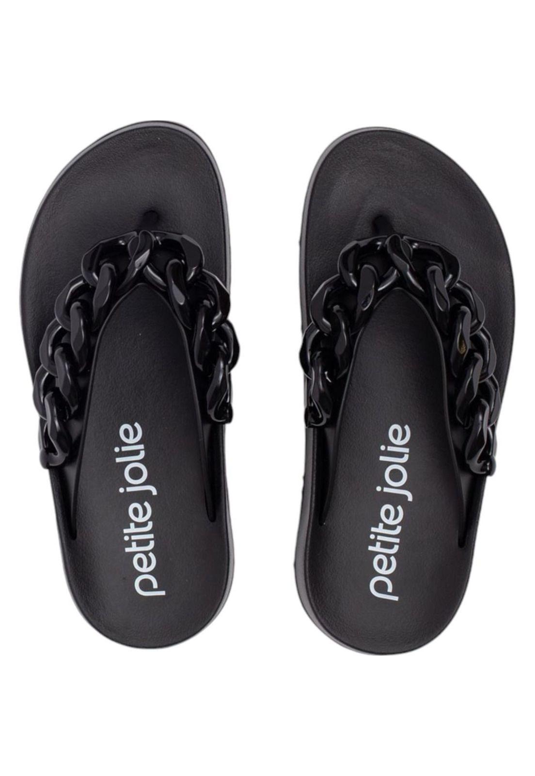 Sandalia Mujer Negro PJ7225 Petite Jolie-3
