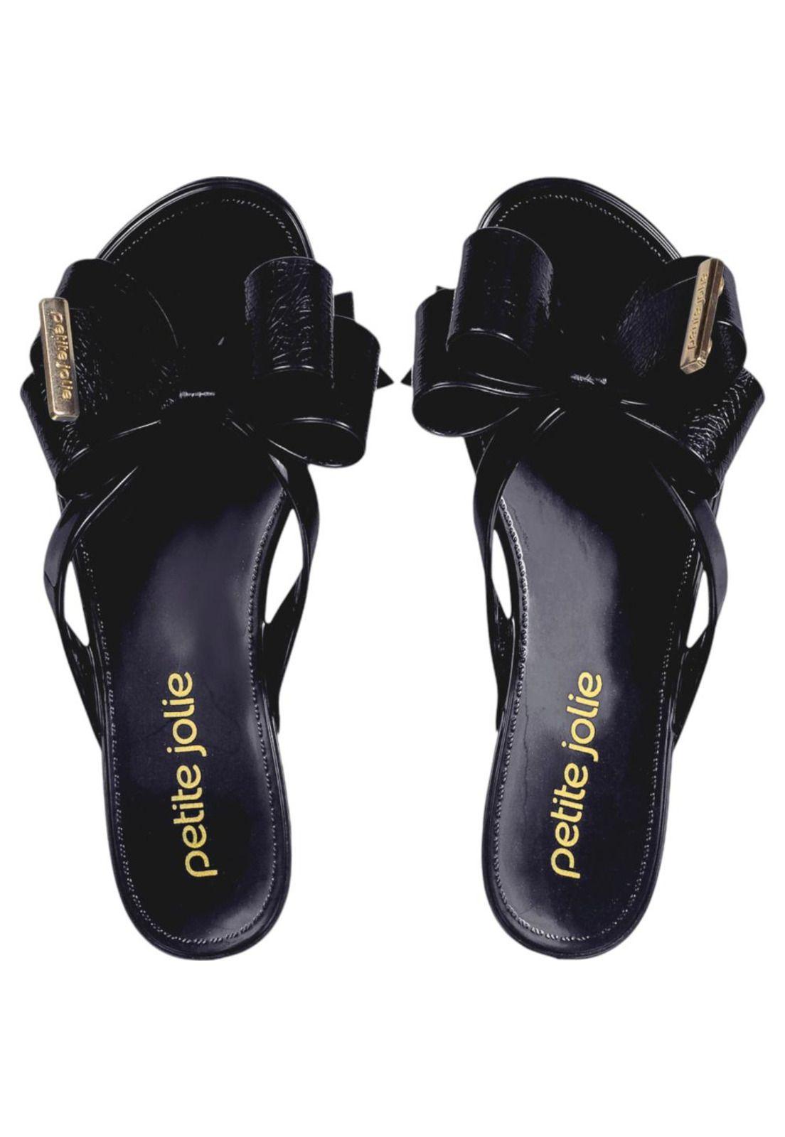 Sandalia Mujer Negro PJ4533 Petite Jolie-2
