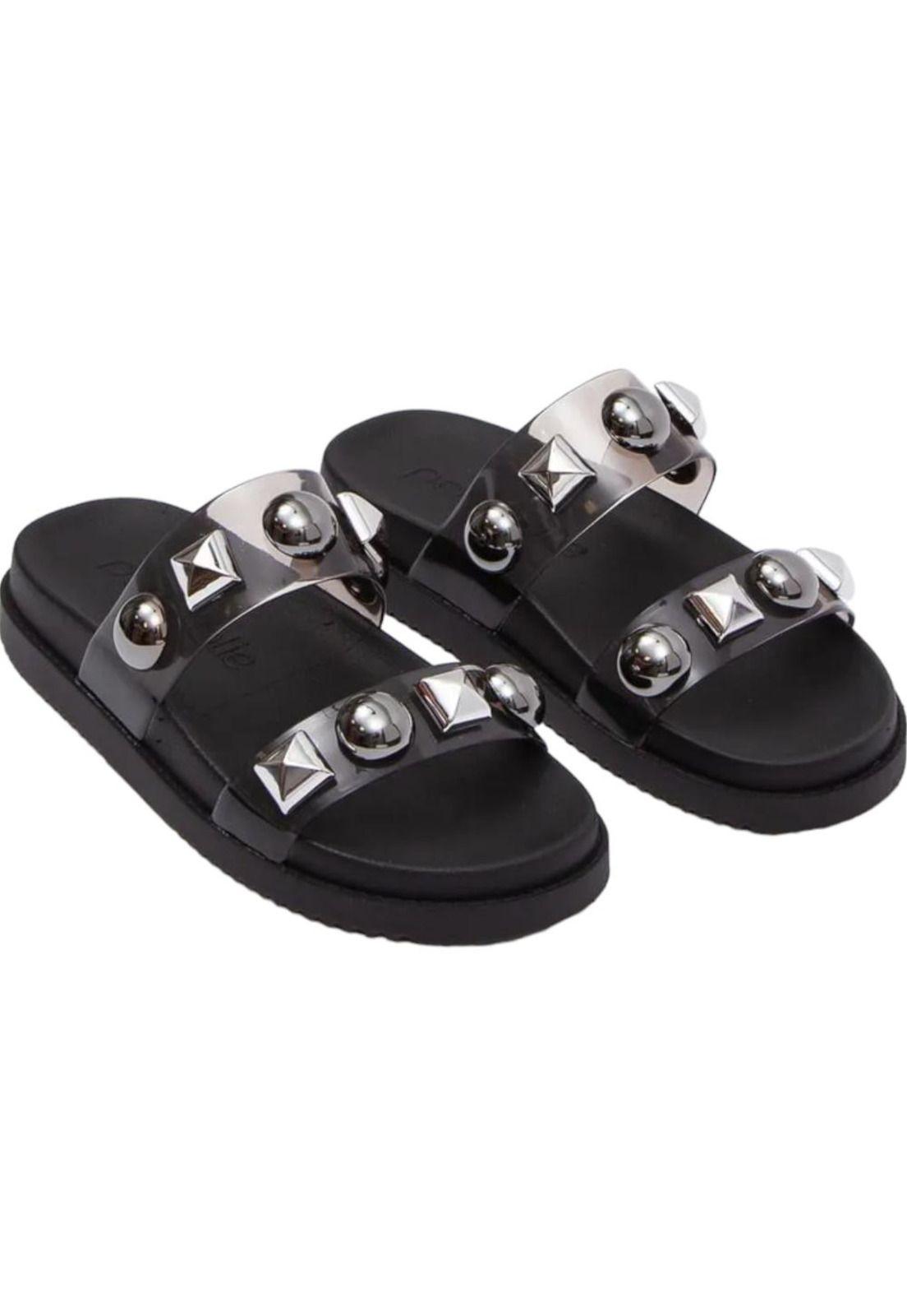 Sandalia Mujer Negro PJ7332 Petite Jolie-2