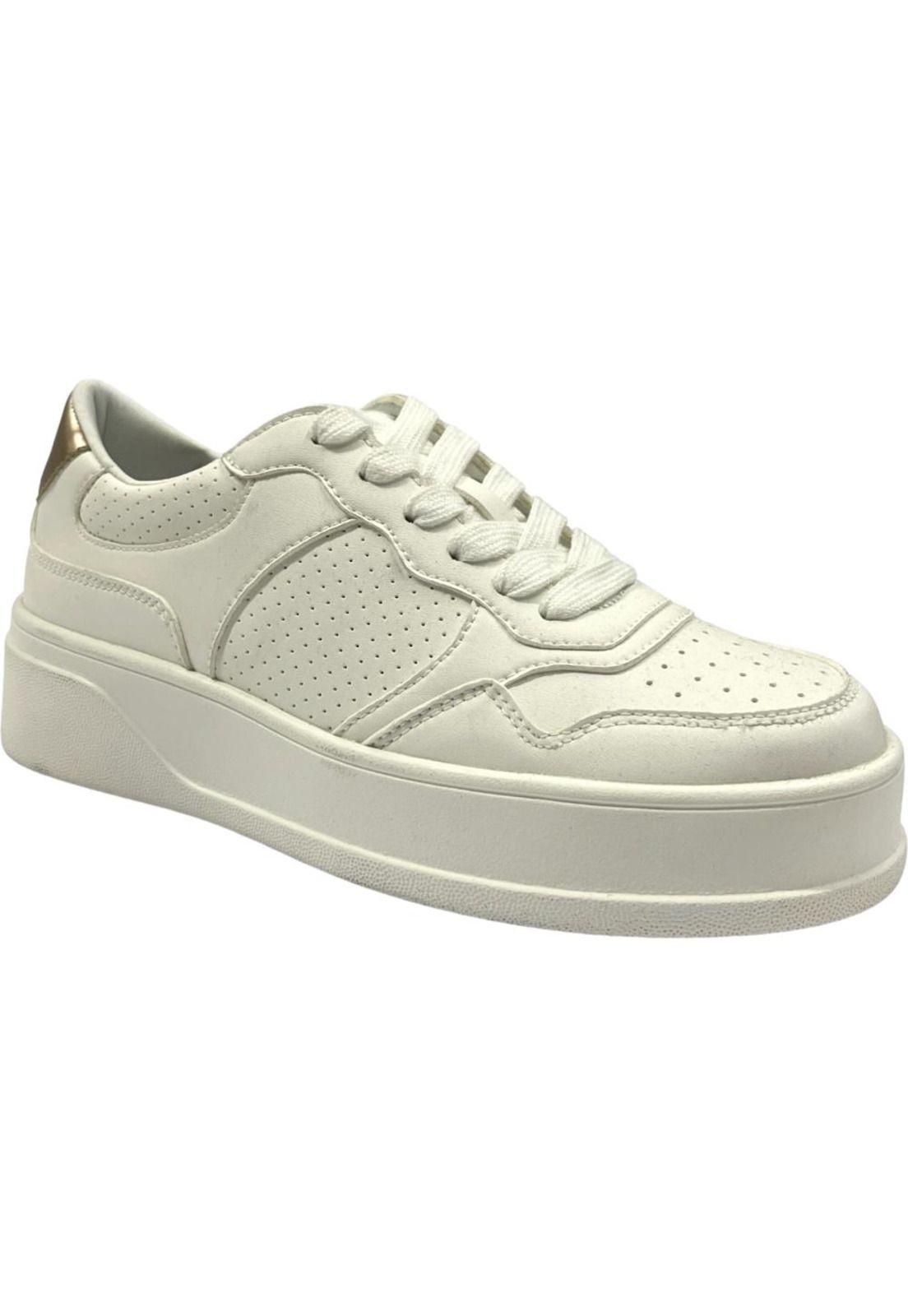 Zapatilla Mujer Blanco Chic Detogni-1