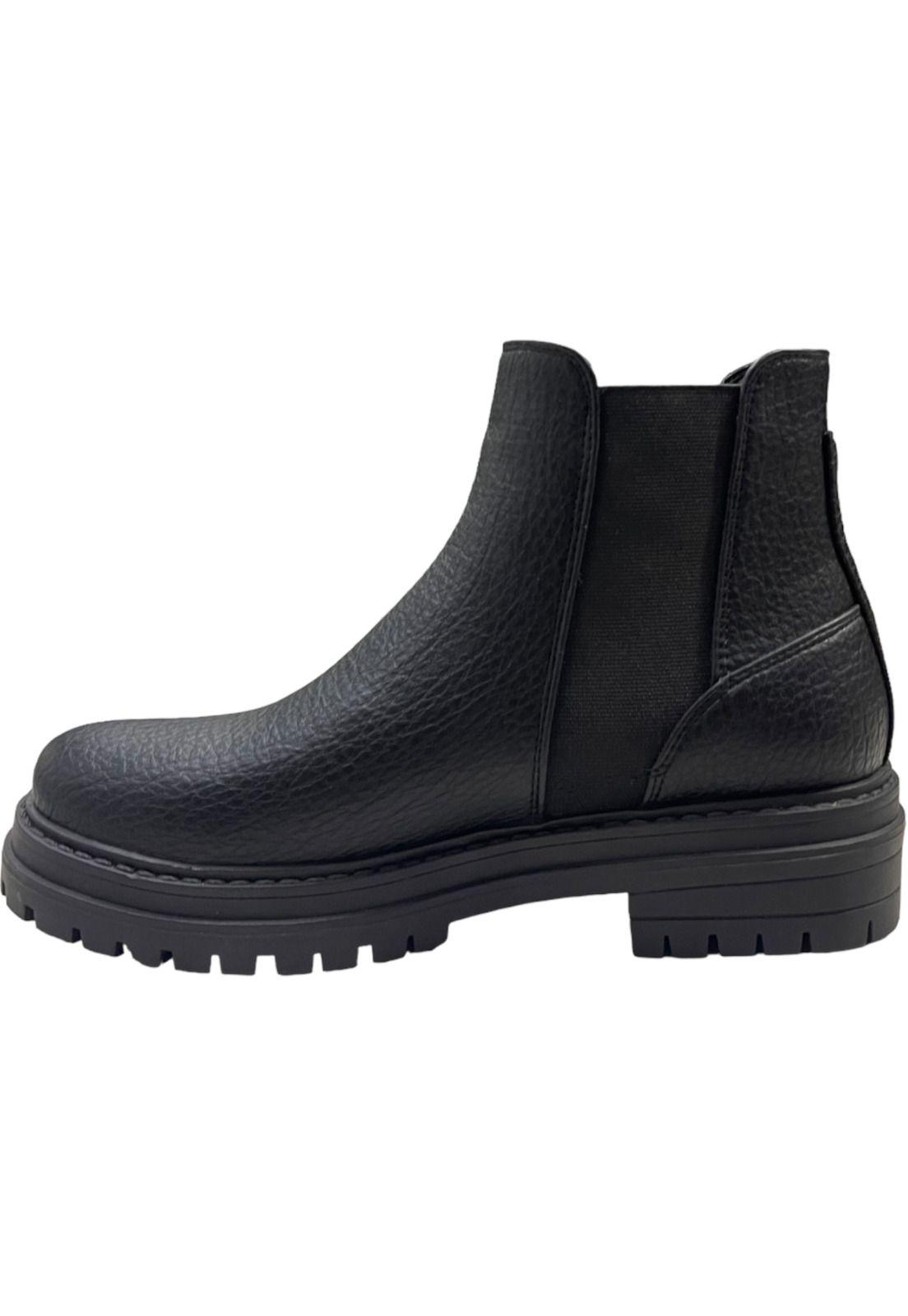 Botin Mujer Negro Roma Detogni-2