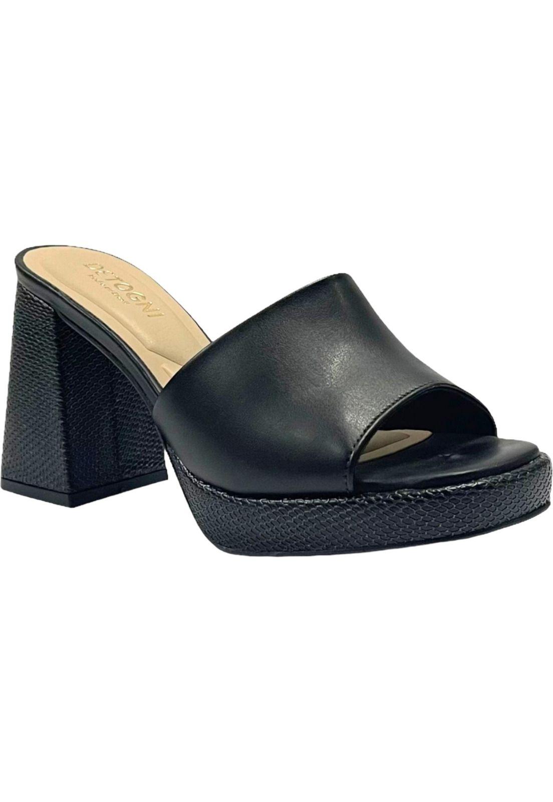 Sandalia Mujer Negro Bruna Detogni-1