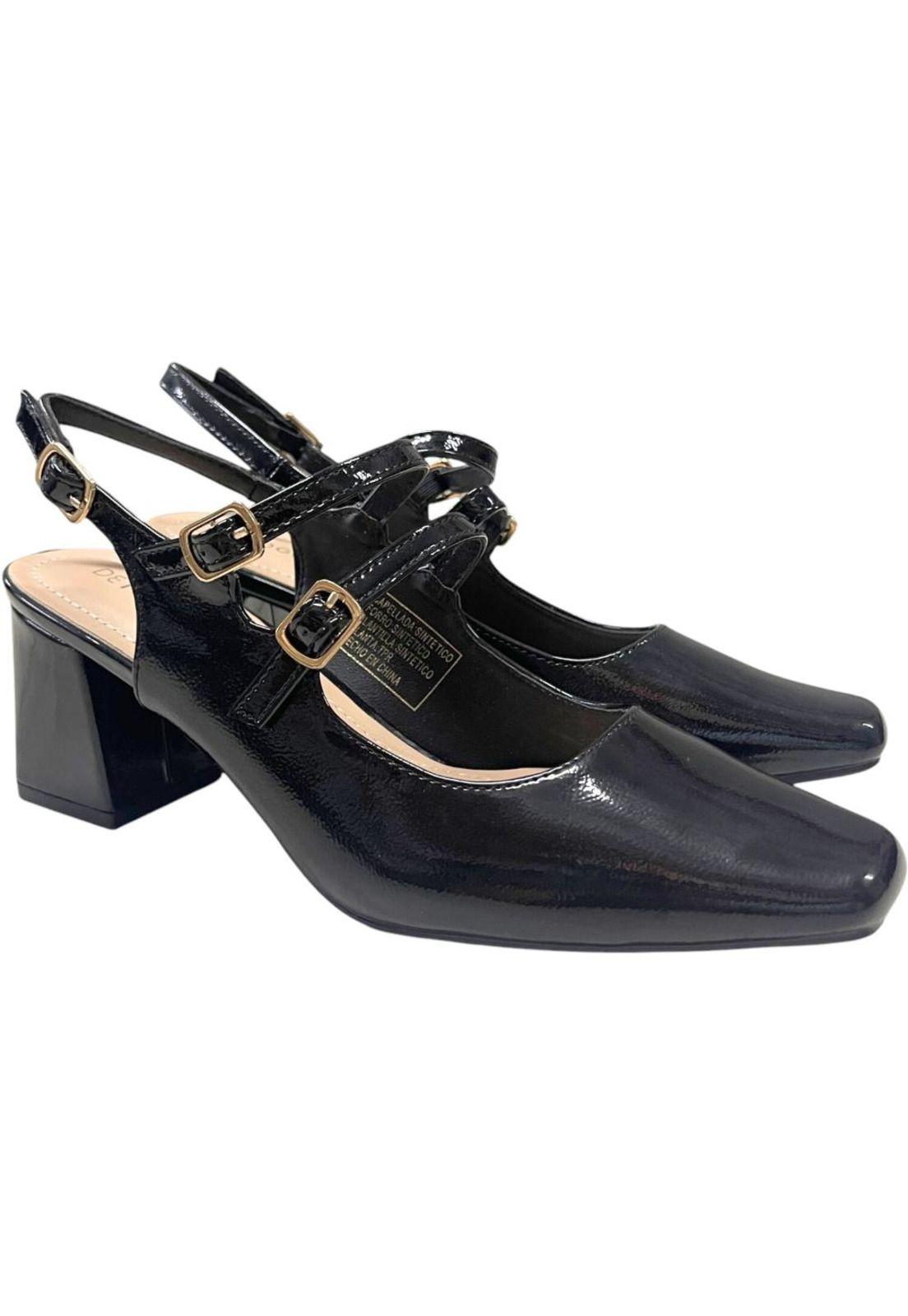 Zapato Mujer-Negro Mary Detogni-3