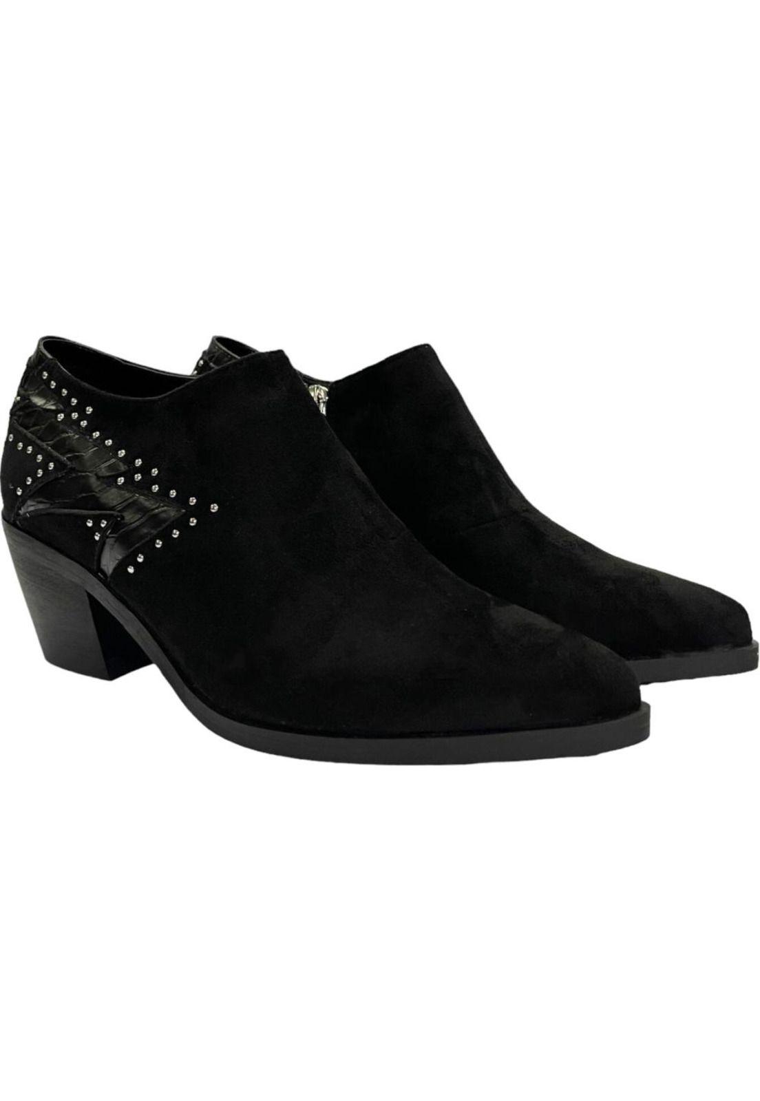Botin Mujer-Negro Ibiza Detogni-3