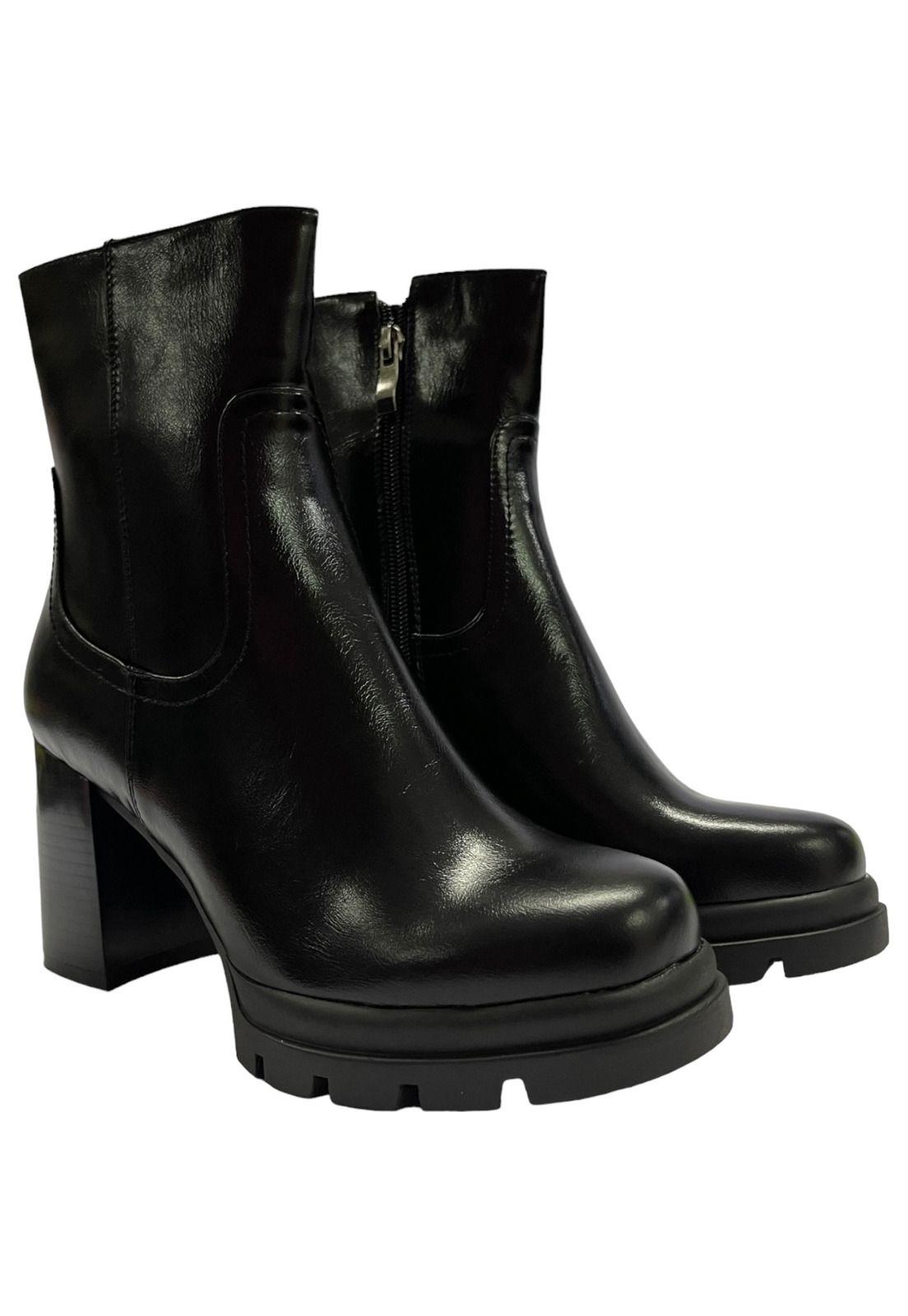 Botin Mujer Negro Bilbao Detogni-3