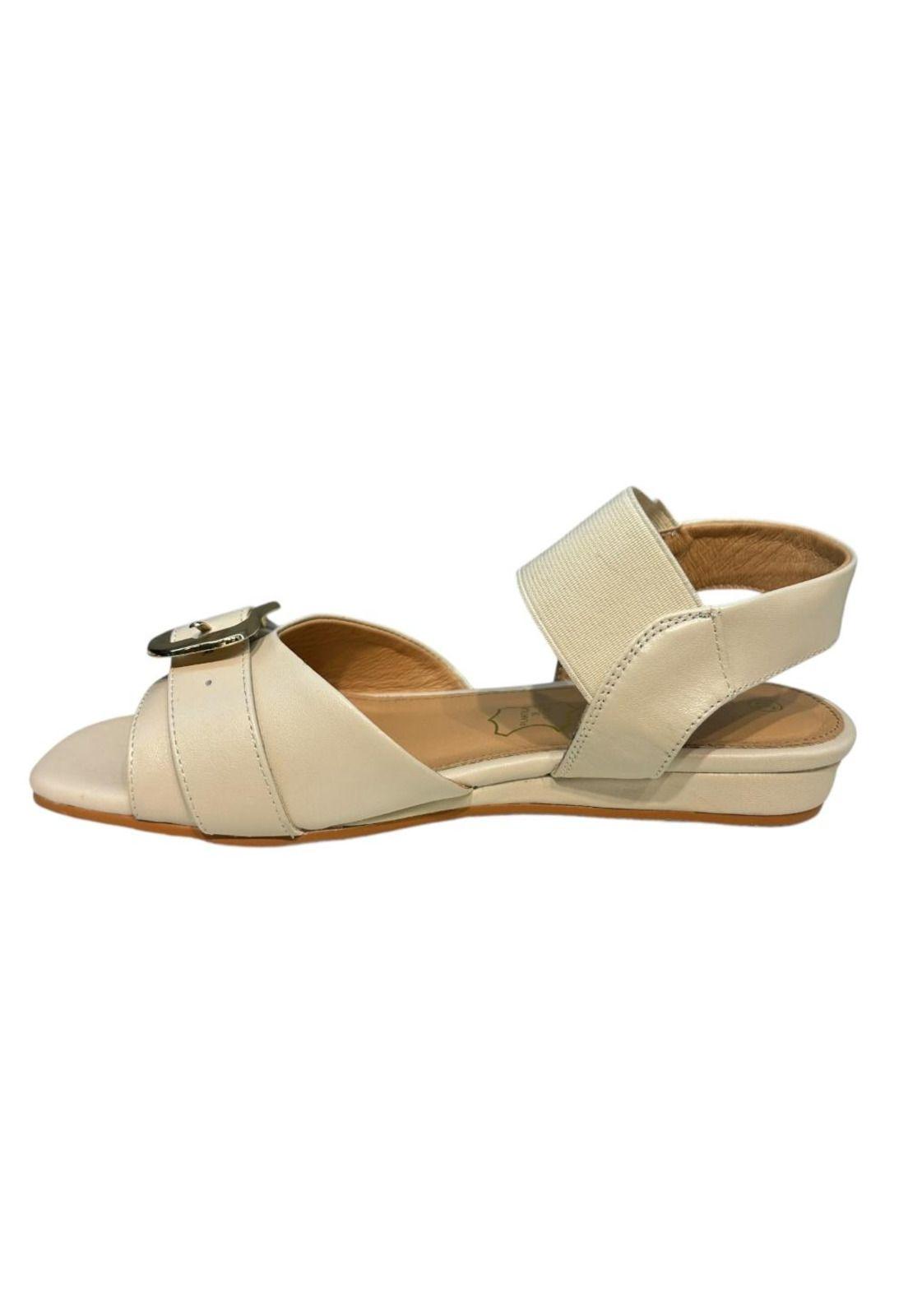 Sandalia Mujer Beige Alfonsina  Detogni-3