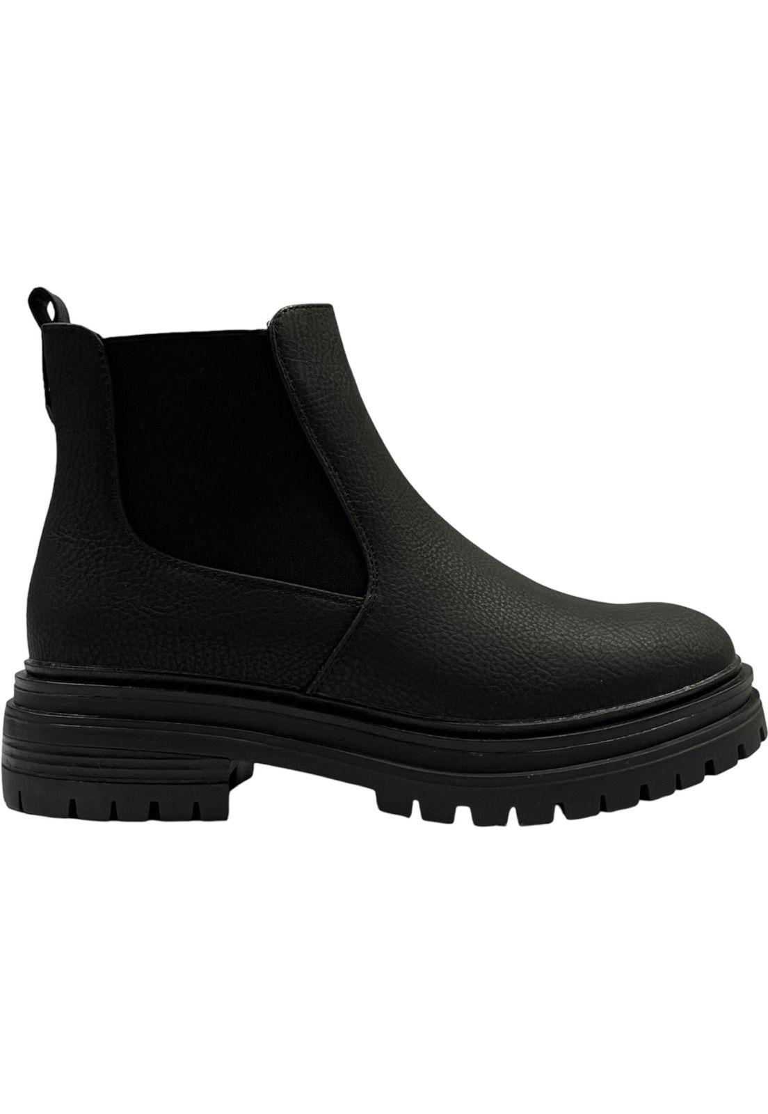 Botin Mujer Negro Anne Detogni-0