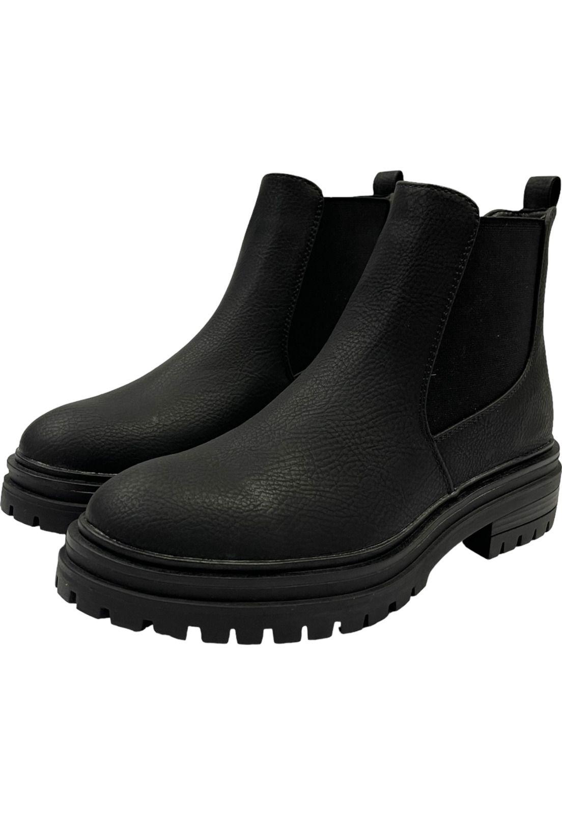 Botin Mujer Negro Anne Detogni-3