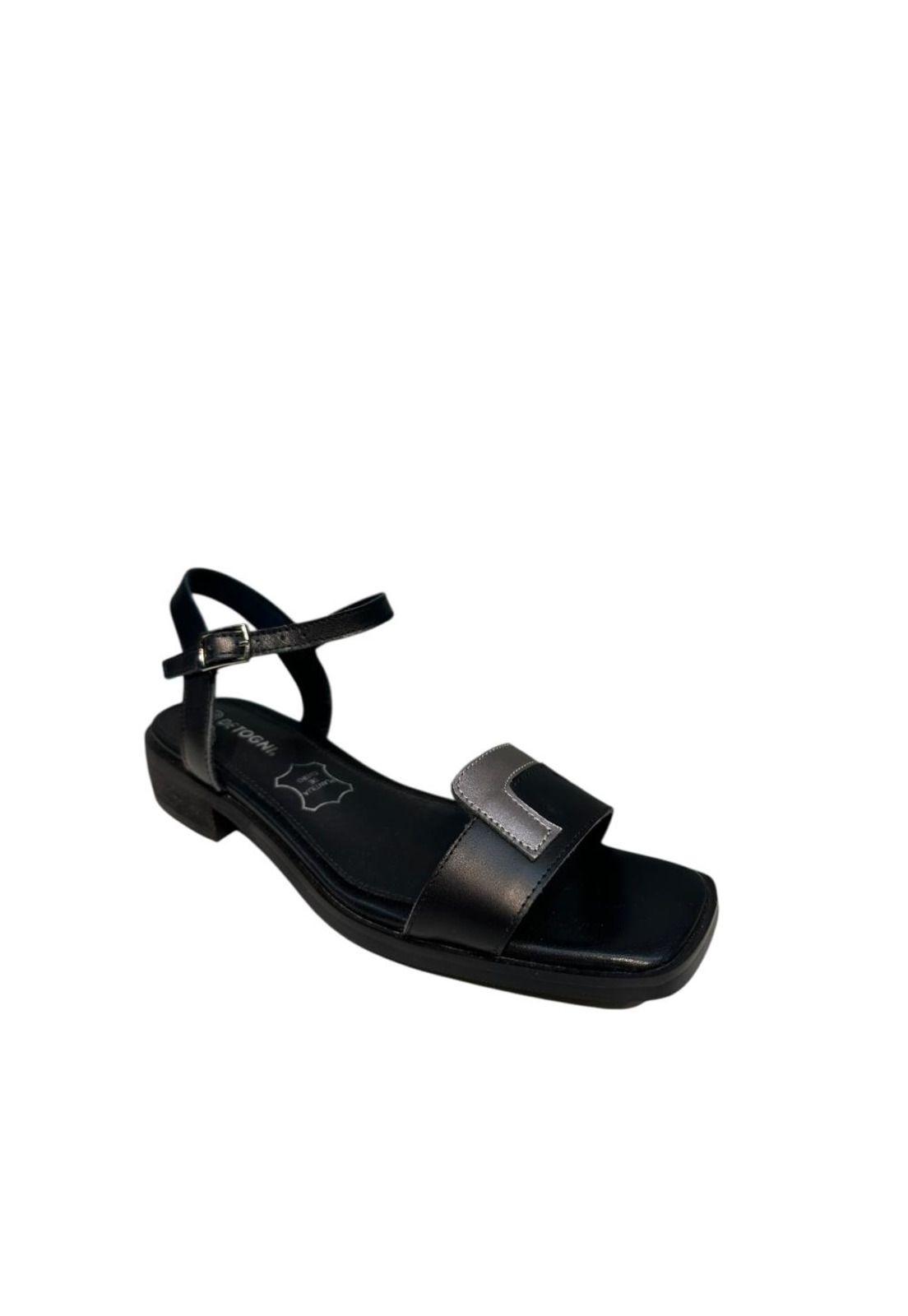 Sandalia Mujer  Negro Aurora Detogni-2