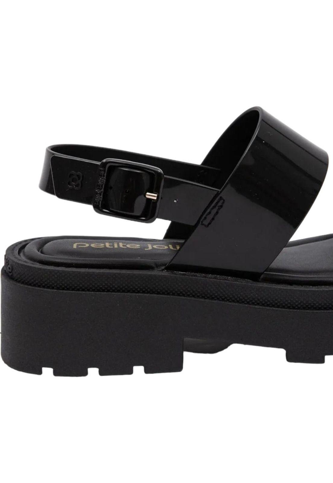 Sandalia Mujer Negro PJ6675 Petite Jolie-3