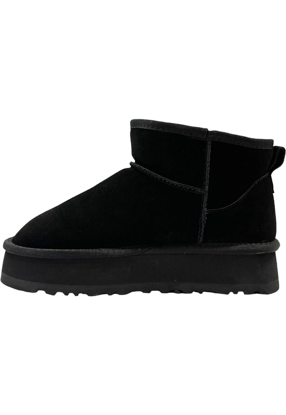 Botin Cuero Mujer Negro San Francisco Detogni-2
