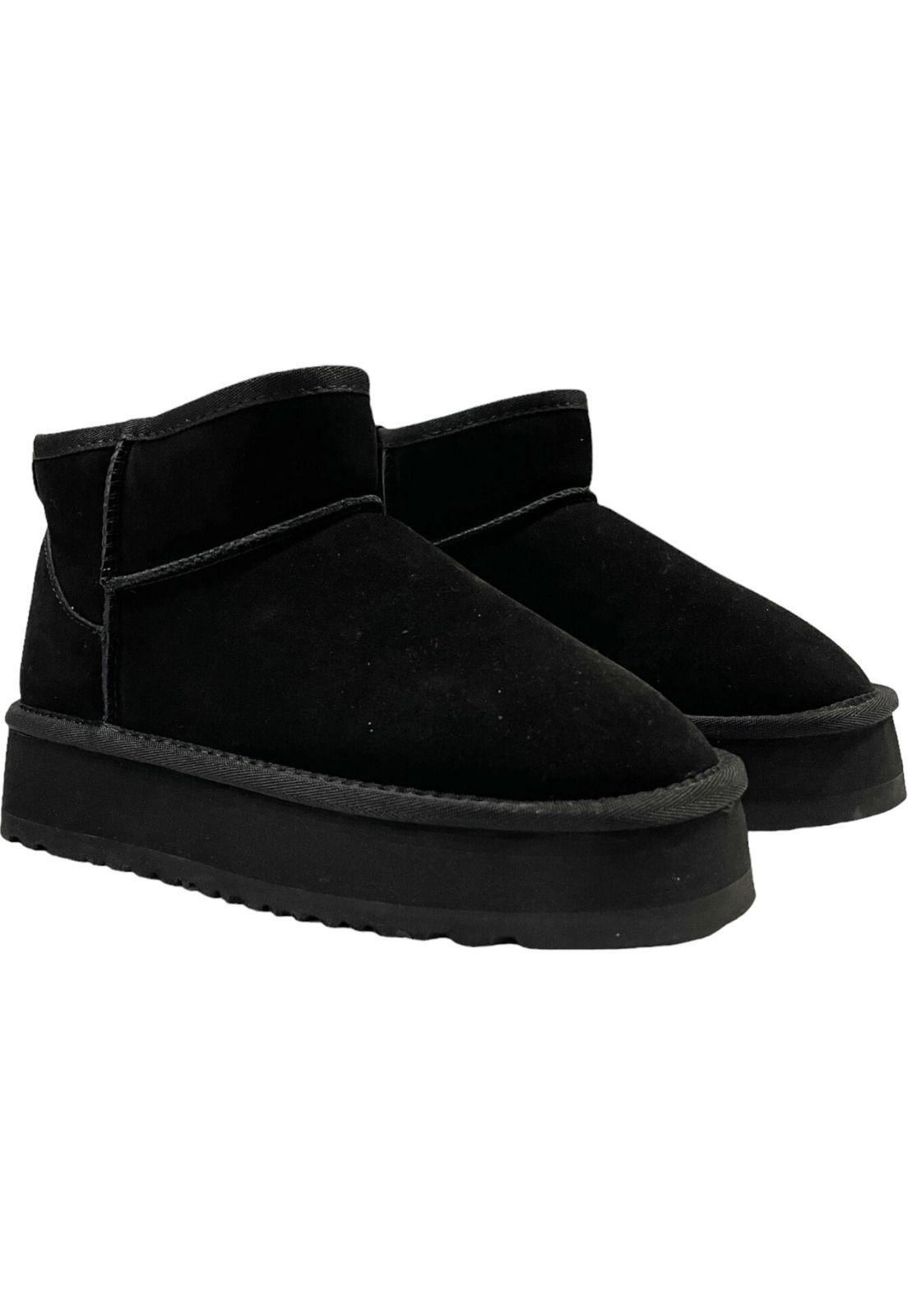Botin Cuero Mujer Negro San Francisco Detogni-3