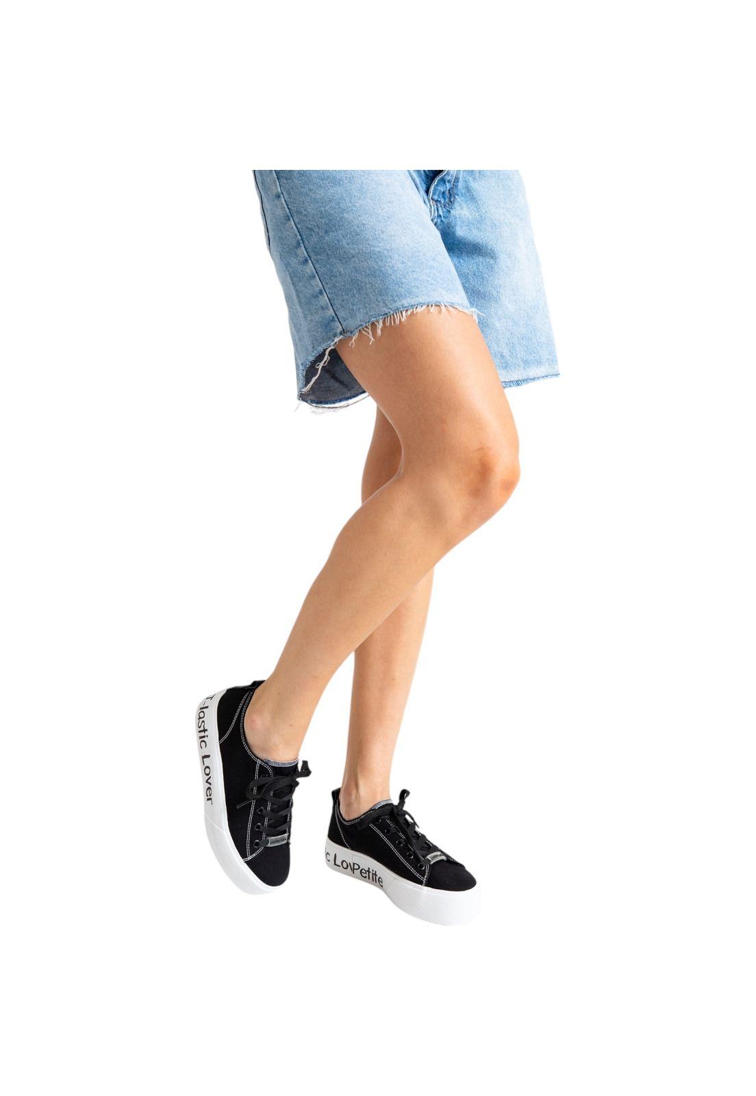 Zapatilla Mujer Negro Free Up Petite Jolie-5