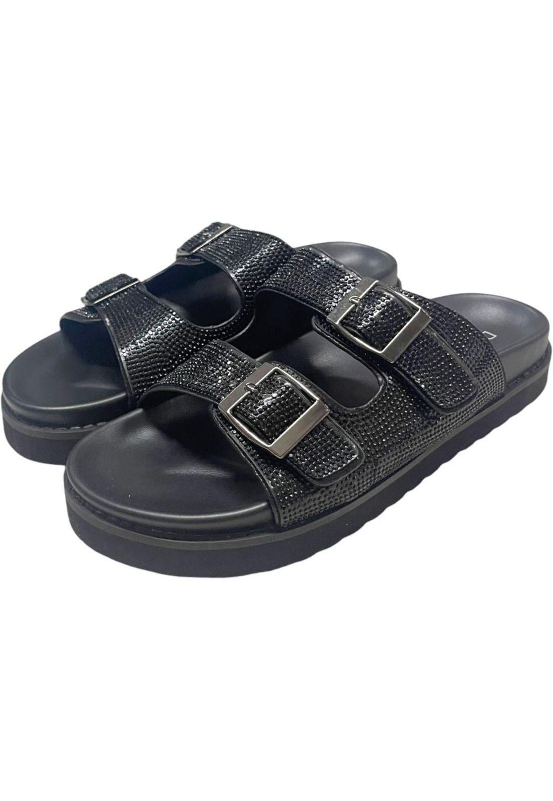 Sandalia Mujer Negro Nora Detogni-3