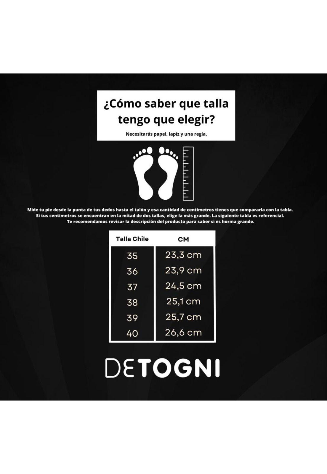 Zapatilla Mujer Negro Tokyo Detogni-4