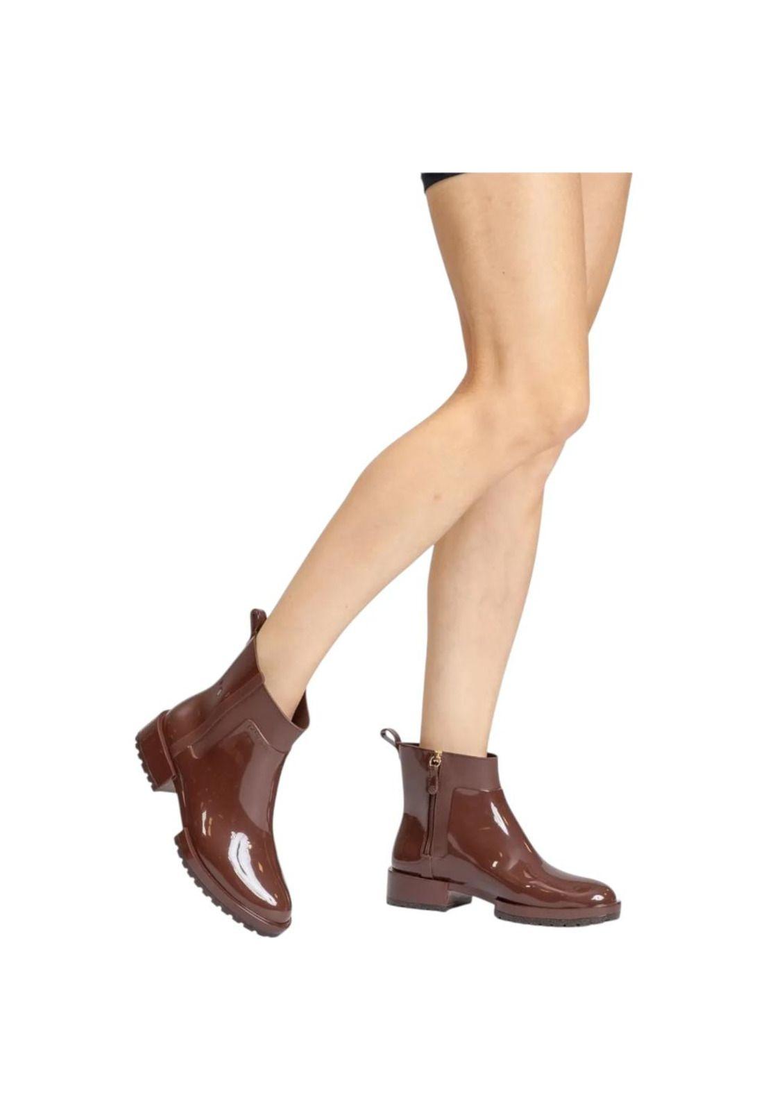 Botin Mujer PJ6649 Café Petite Jolie-3