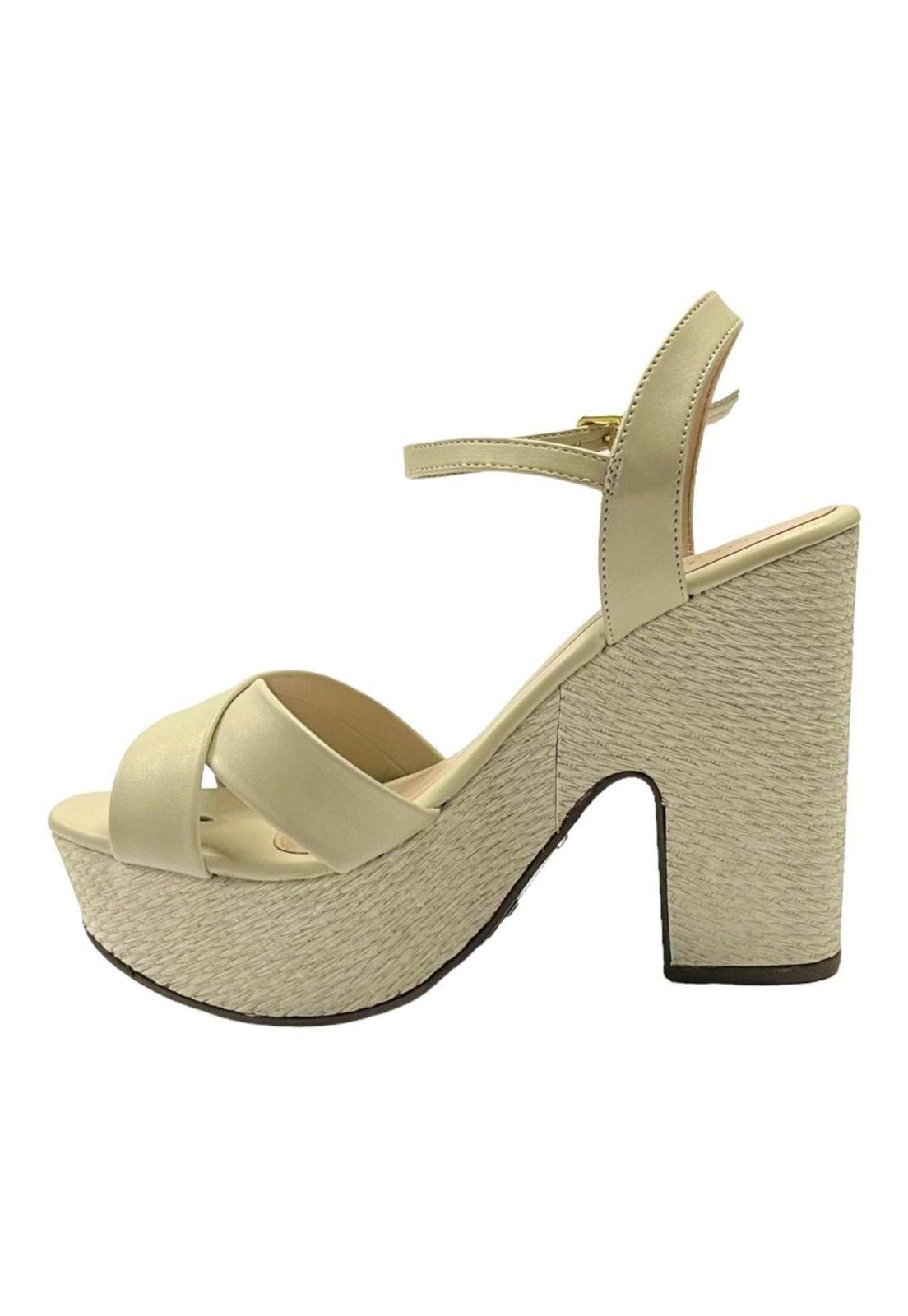 Sandalia Mujer Beige Giovana Detogni-2