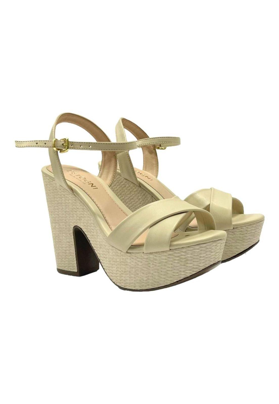 Sandalia Mujer Beige Giovana Detogni-3