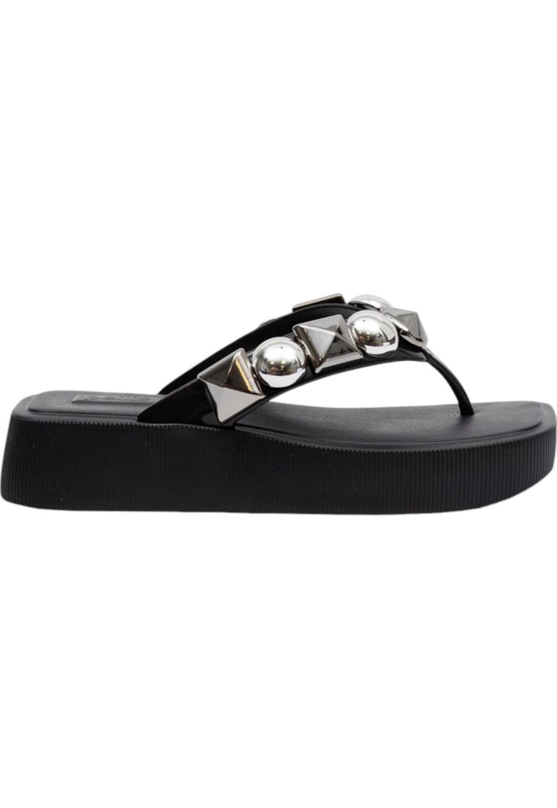 Sandalia Mujer Negro PJ7327 Petite Jolie-0