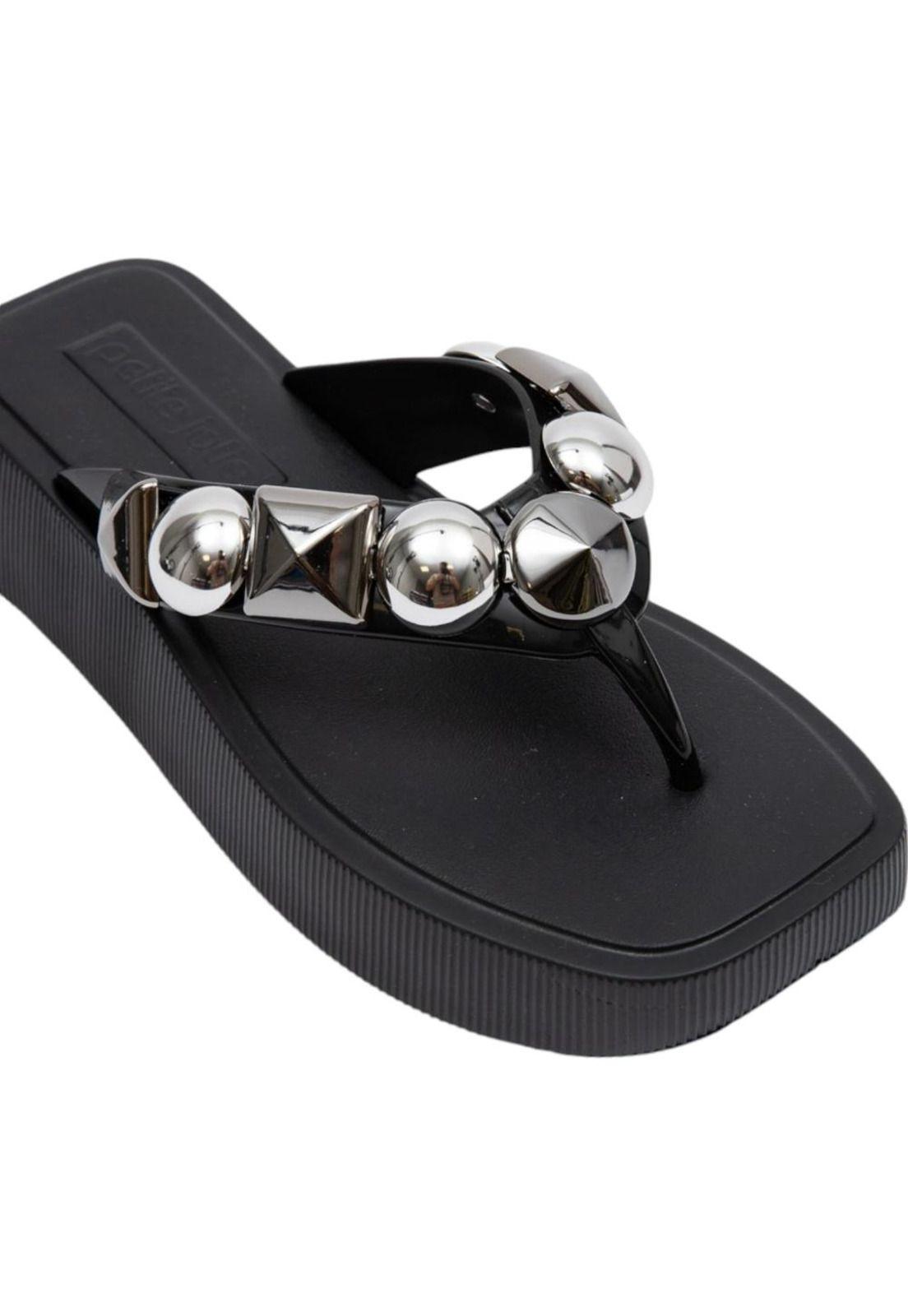 Sandalia Mujer Negro PJ7327 Petite Jolie-1