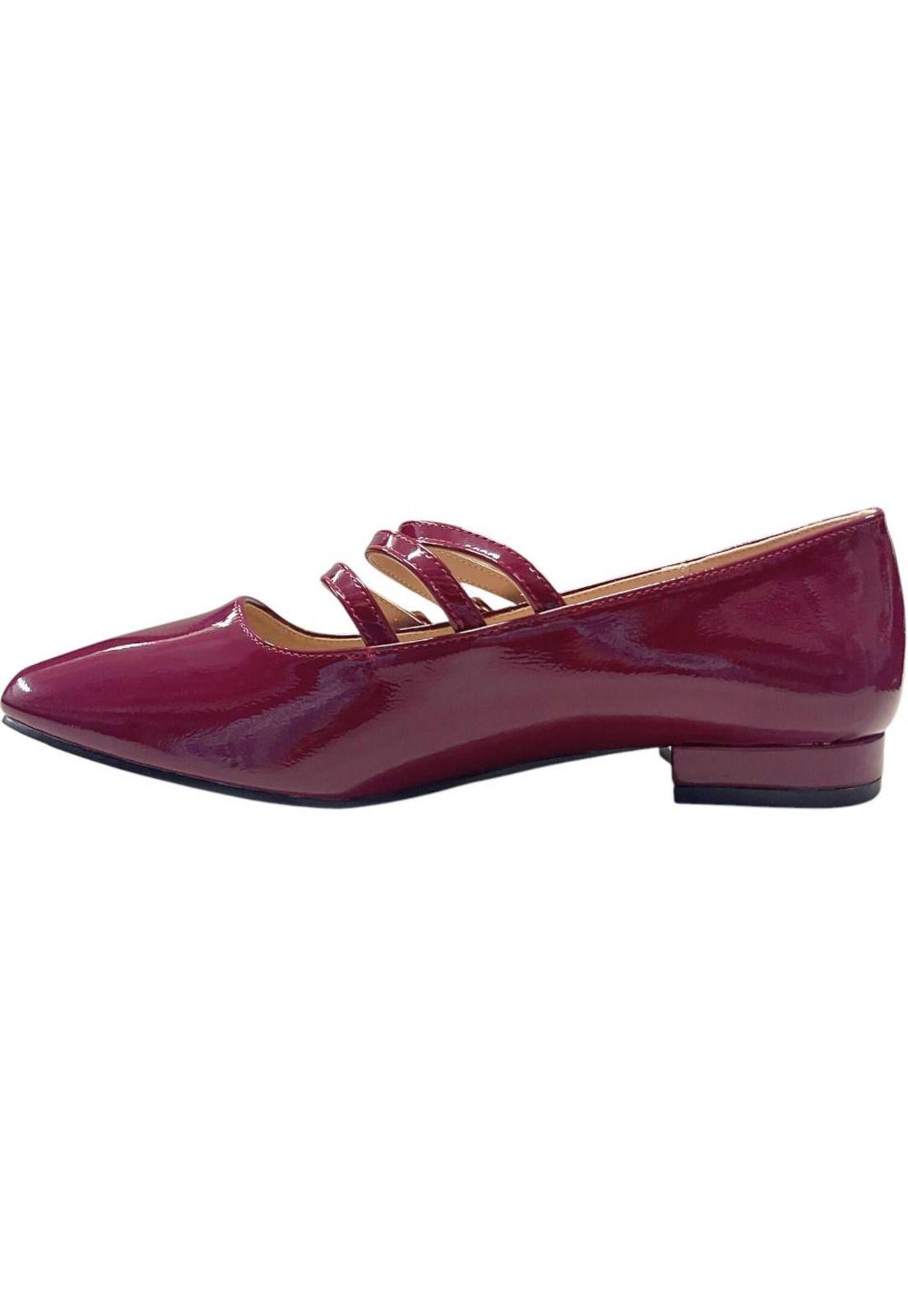 Zapato Mujer Burdeo Jane Detogni-2