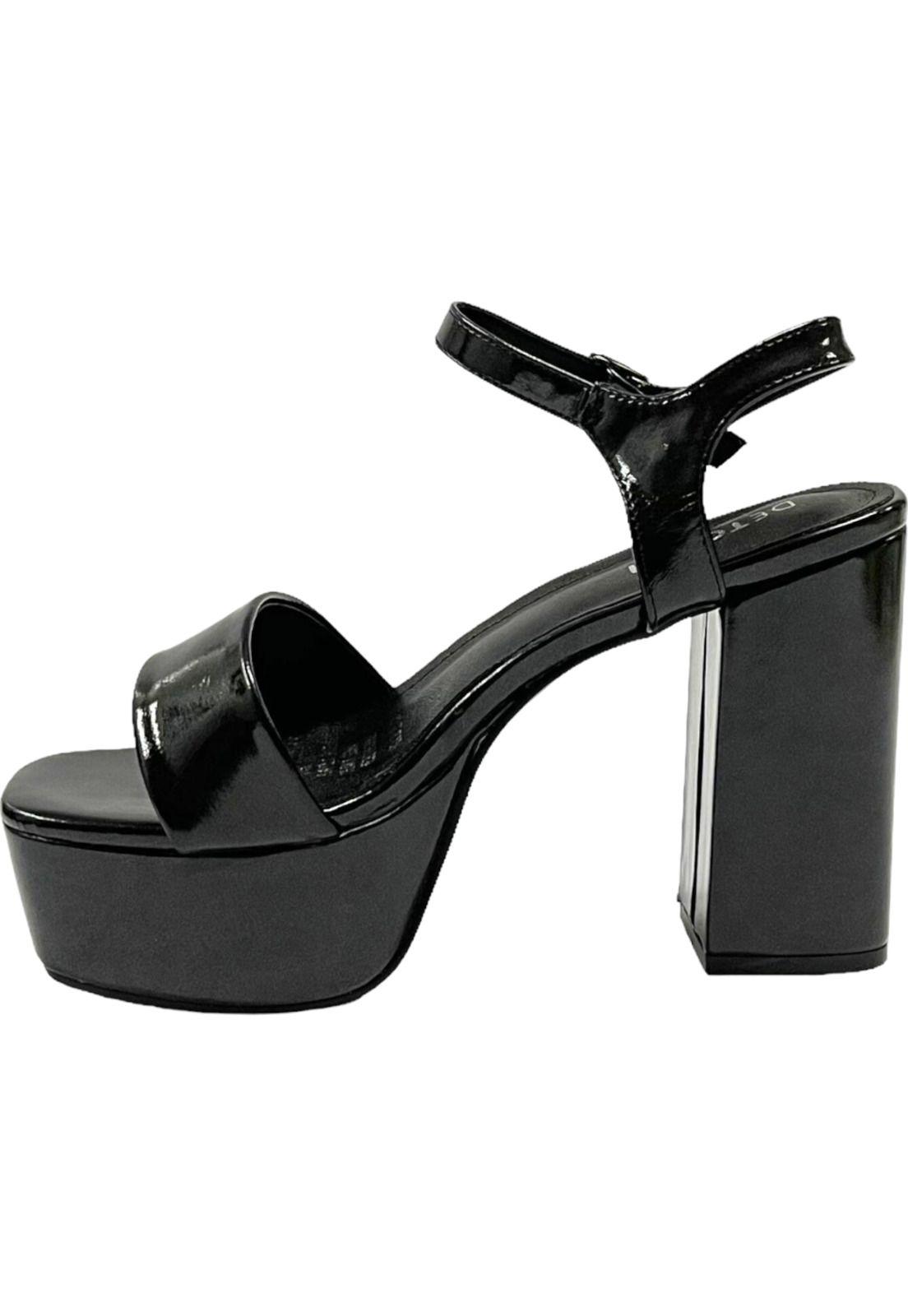 Sandalia Mujer Negro Samanta Detogni-2