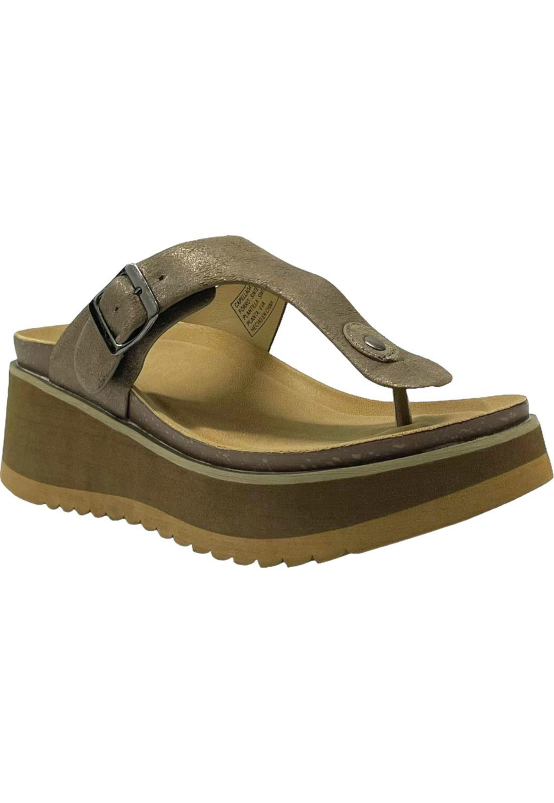 Sandalia Mujer Taupe Claudia Detogni-1