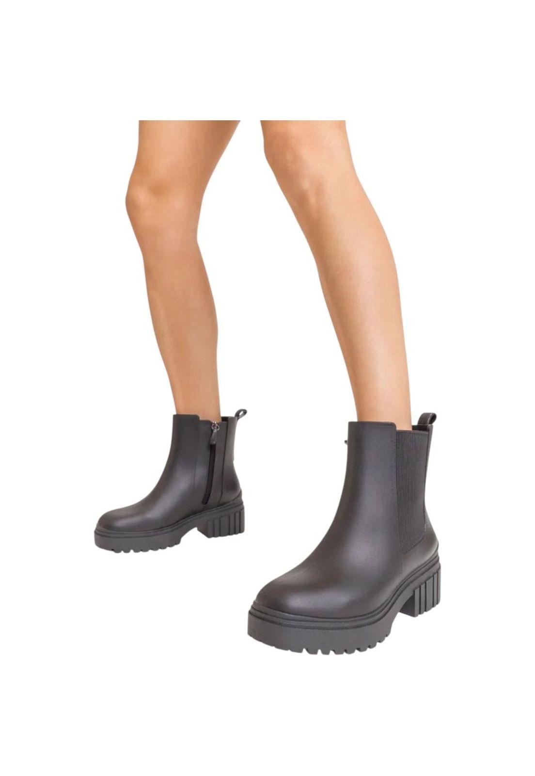 Botin Mujer PJ6156 Negro Petite Jolie-4