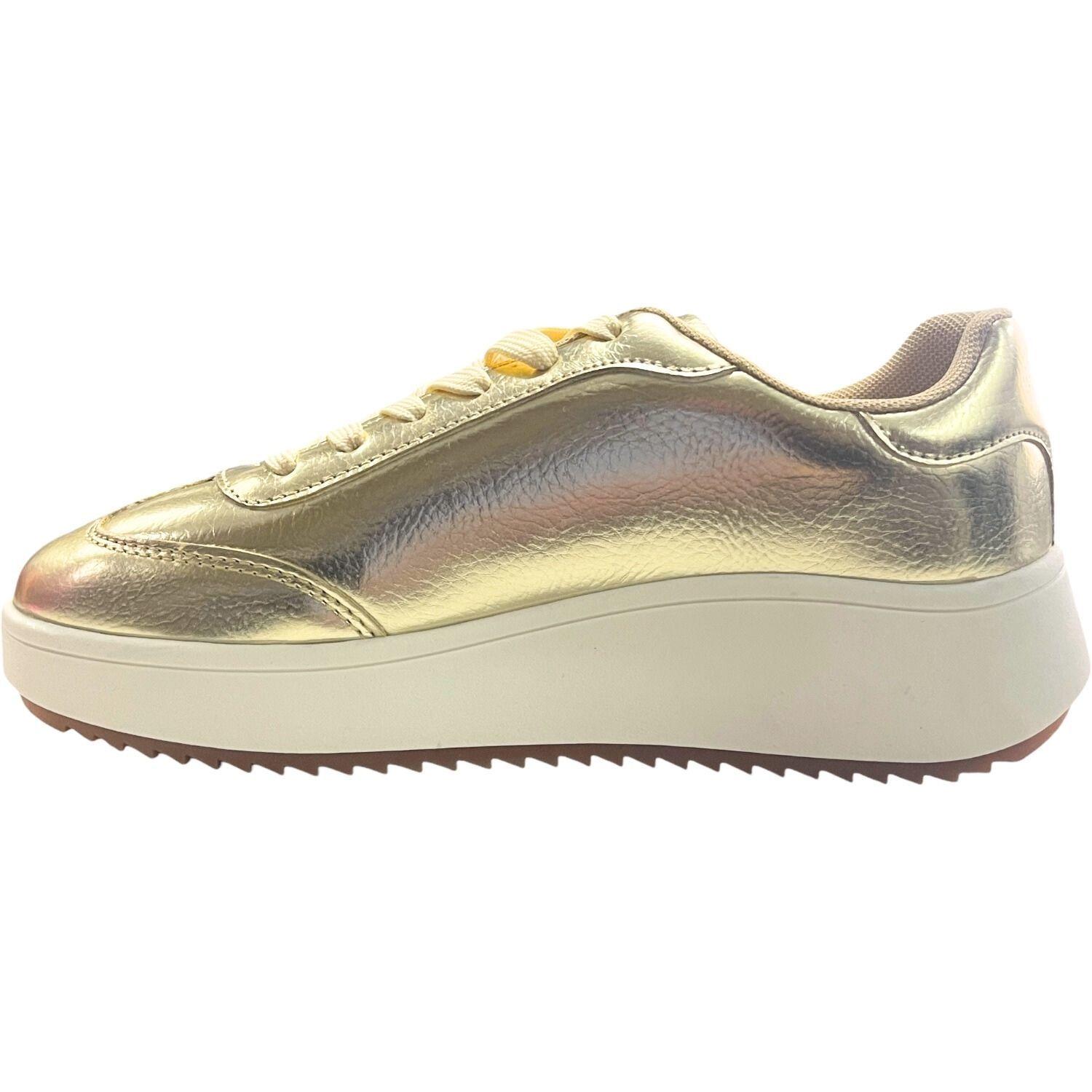 Zapatilla Mujer Dorado Alexa Detogni-2