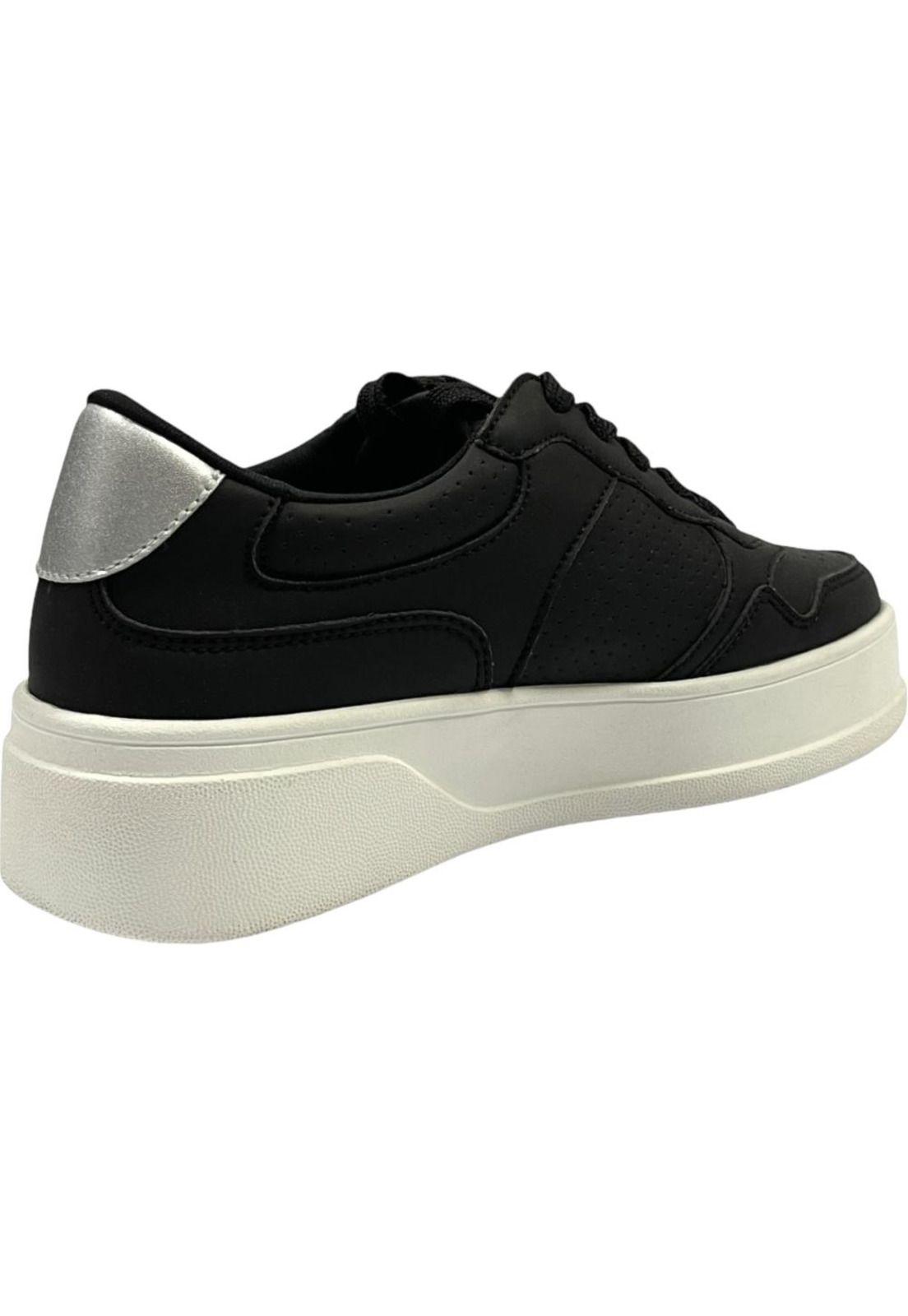 Zapatilla Mujer-Negro Chic Detogni-2