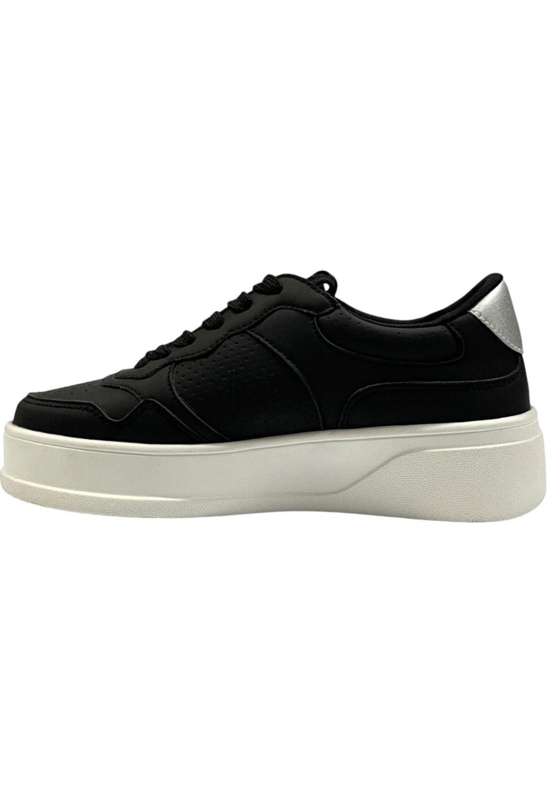 Zapatilla Mujer-Negro Chic Detogni-3