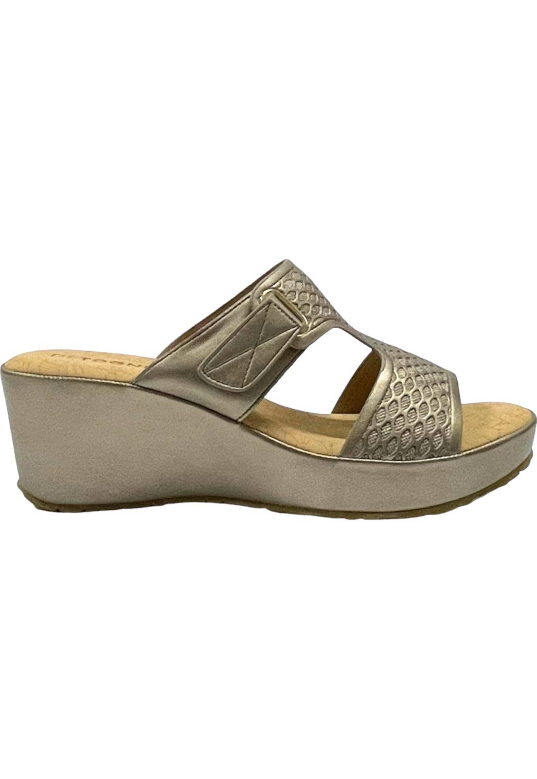 Sandalia Mujer Acero Carolina Detogni-0