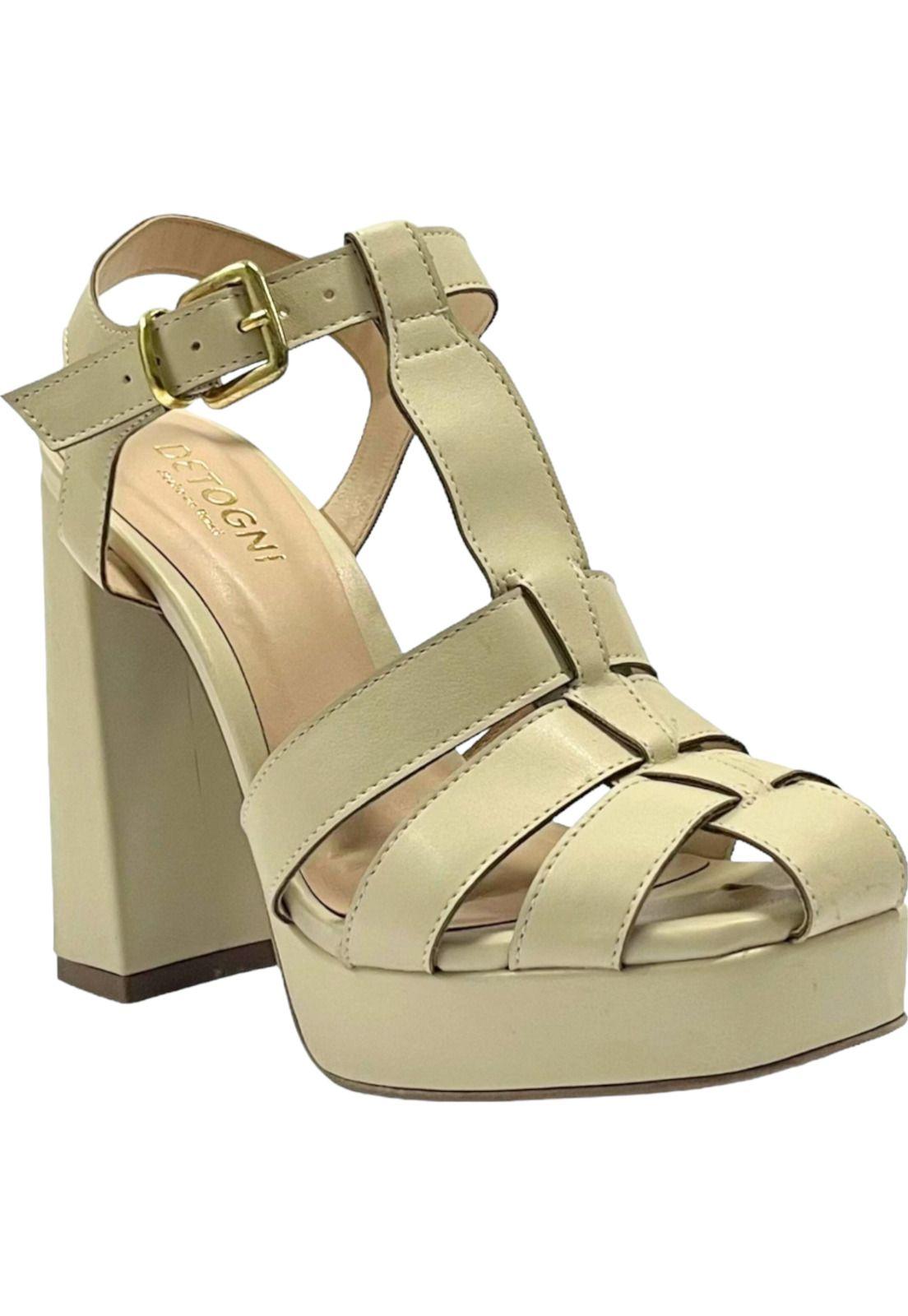 Sandalia Mujer Beige Luana Detogni-1