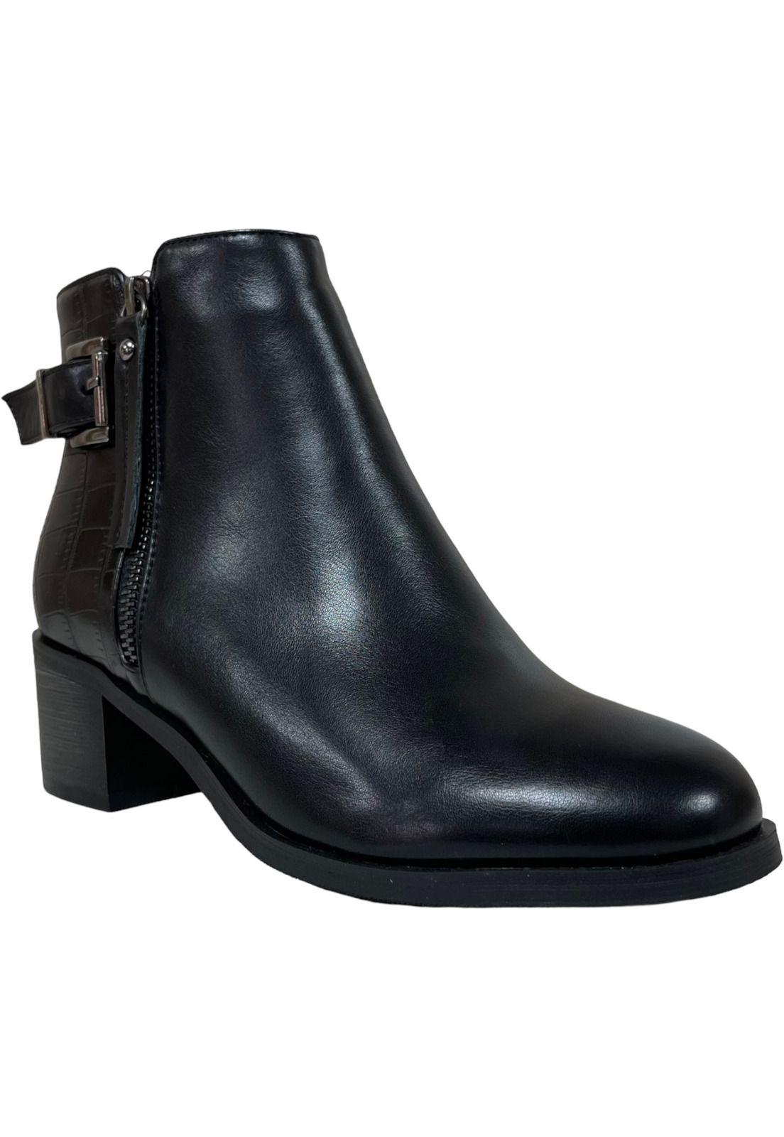 Botin Mujer Negro Augusta Detogni-1