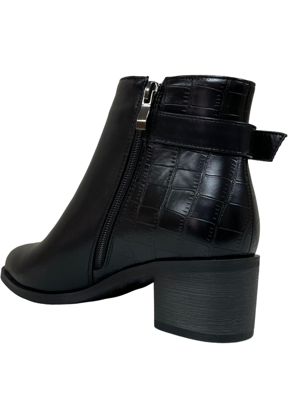 Botin Mujer Negro Augusta Detogni-2