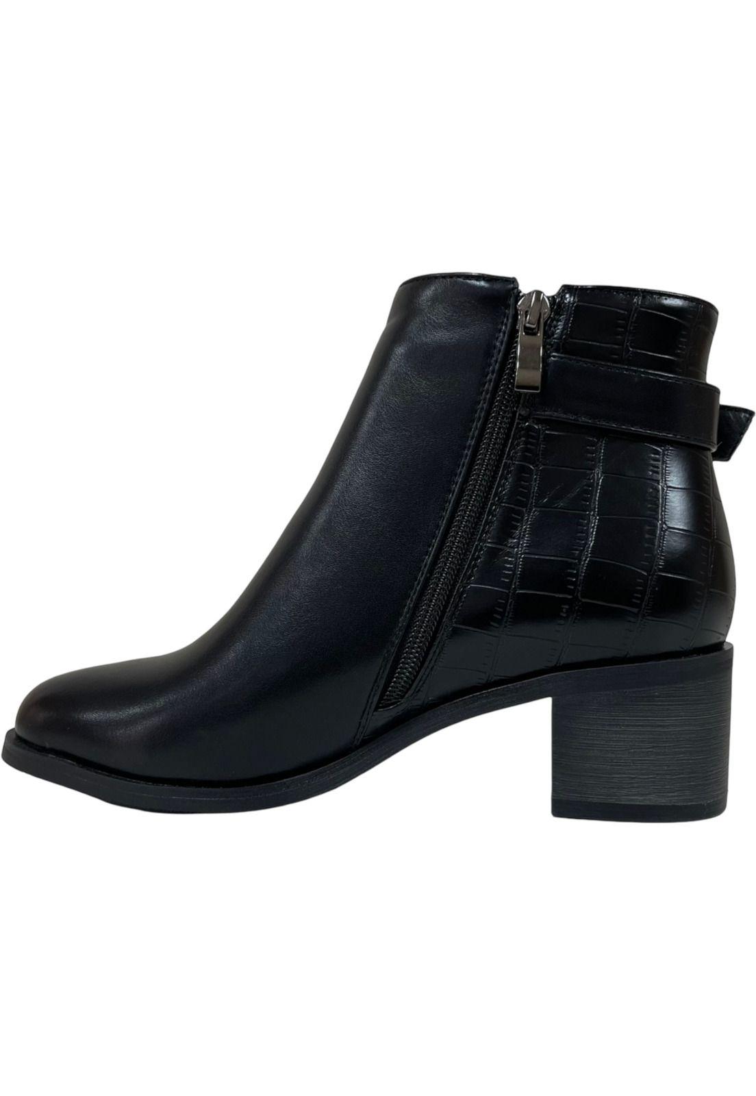 Botin Mujer Negro Augusta Detogni-3