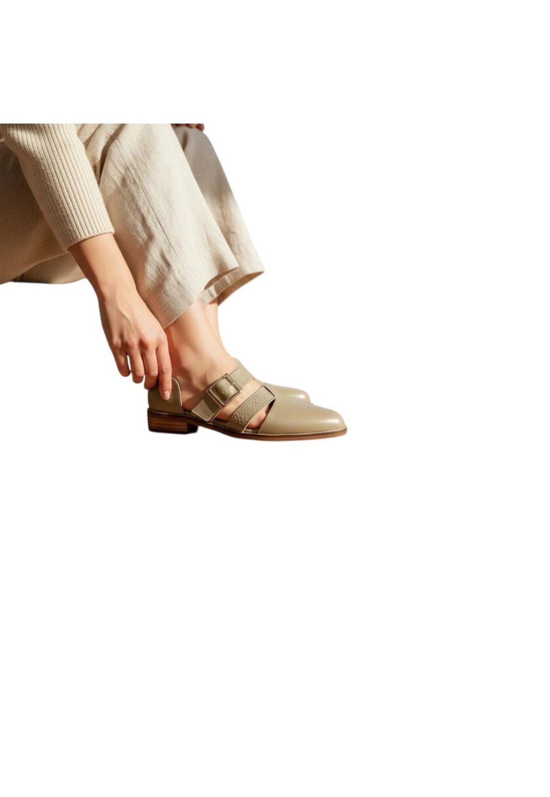 Sandalia Mujer Taupe  Antonia Detogni-0