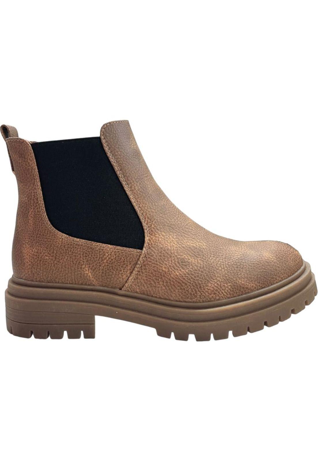 Botin Mujer Camel Anne II Detogni-0