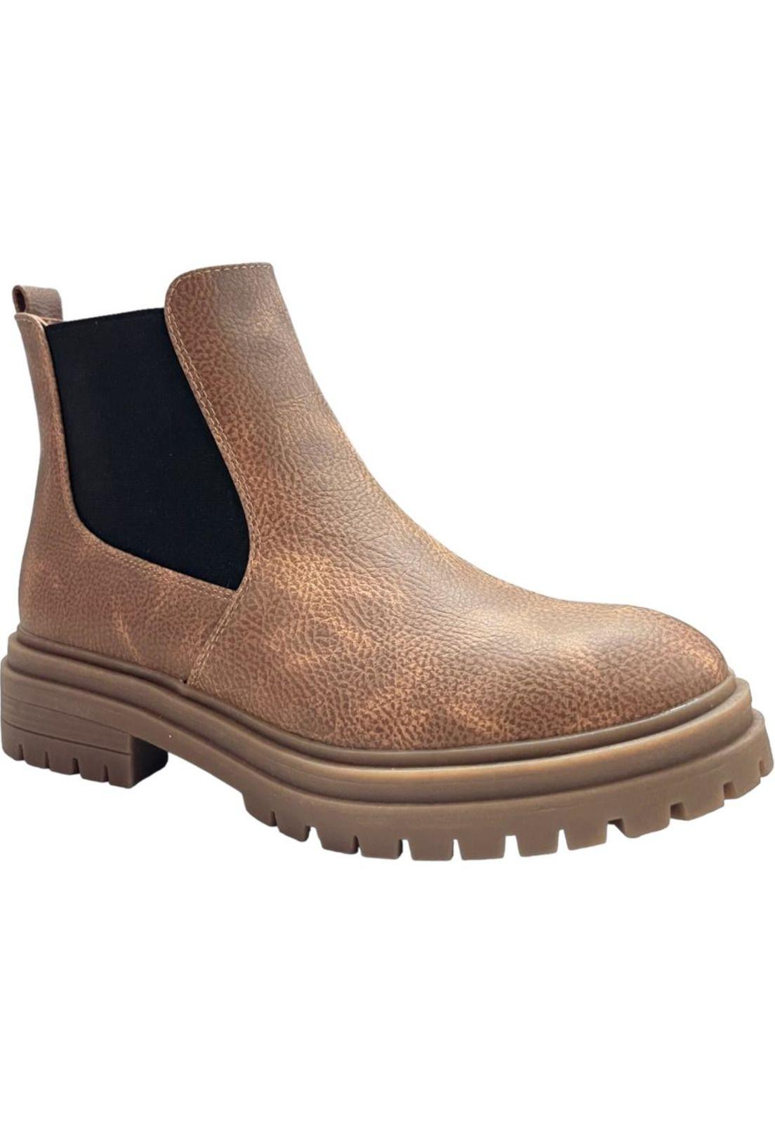 Botin Mujer Camel Anne II Detogni-1
