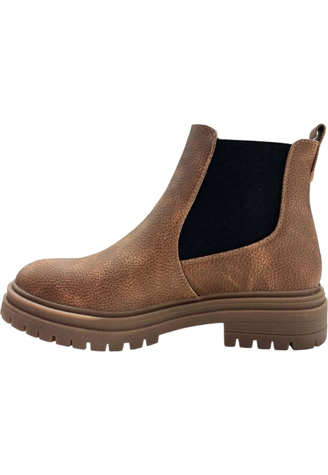 Botin Mujer Camel Anne II Detogni-3