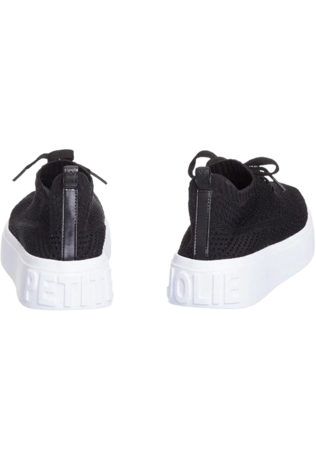 Zapatilla Mujer Blanco/Negro Start Petite jolie-2